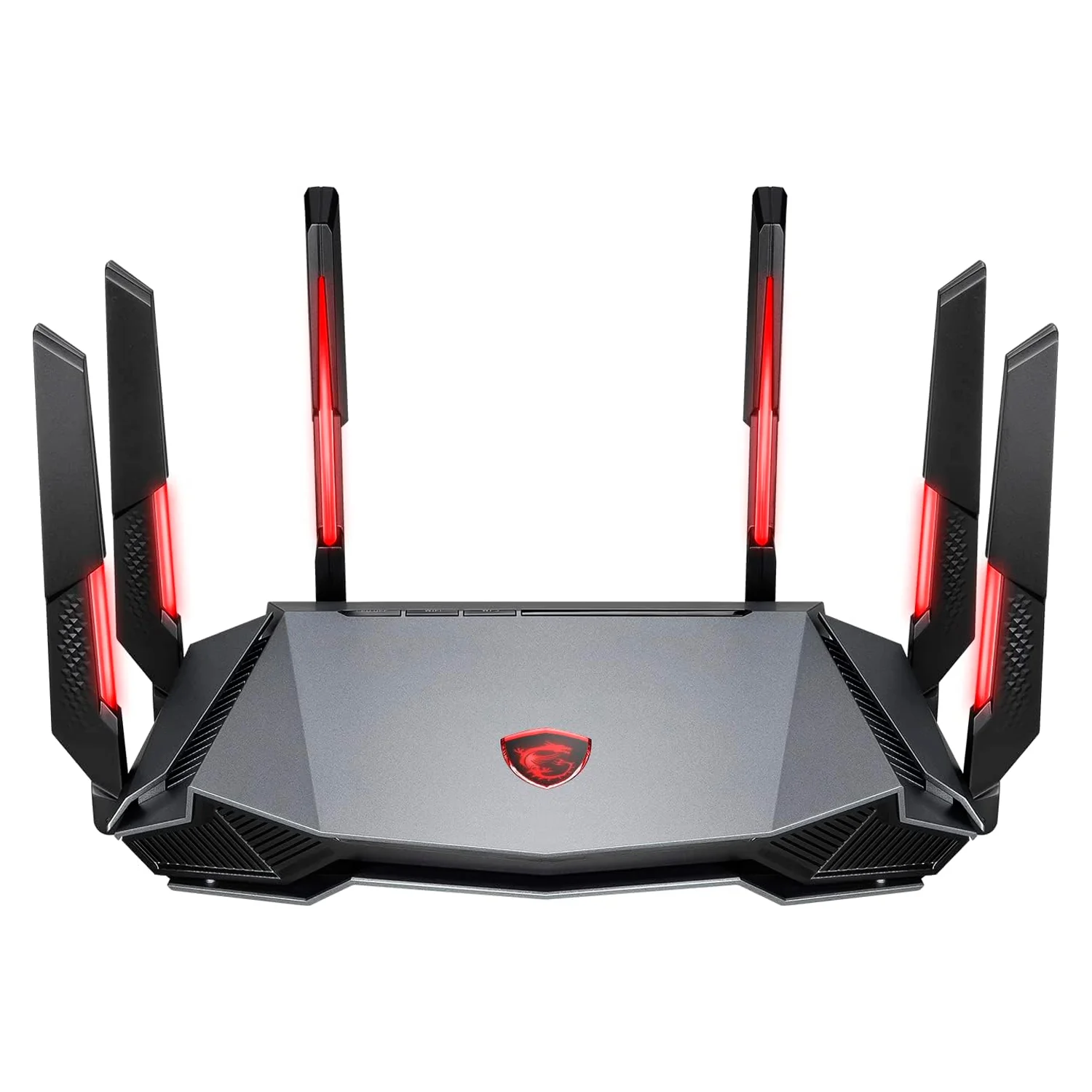 Roteador Gamer MSI RadiX AXE6600 6E WiFi Tri Band 6 GHz 4804 Mbps Bivolt - Preto