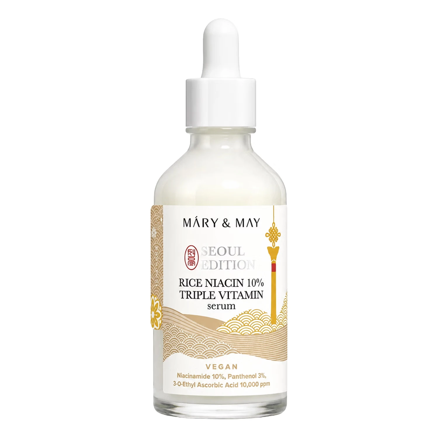 Sérum Facial Mary & May Seoul Edition Rice Niacin 10% Triple Vitamin 80ml