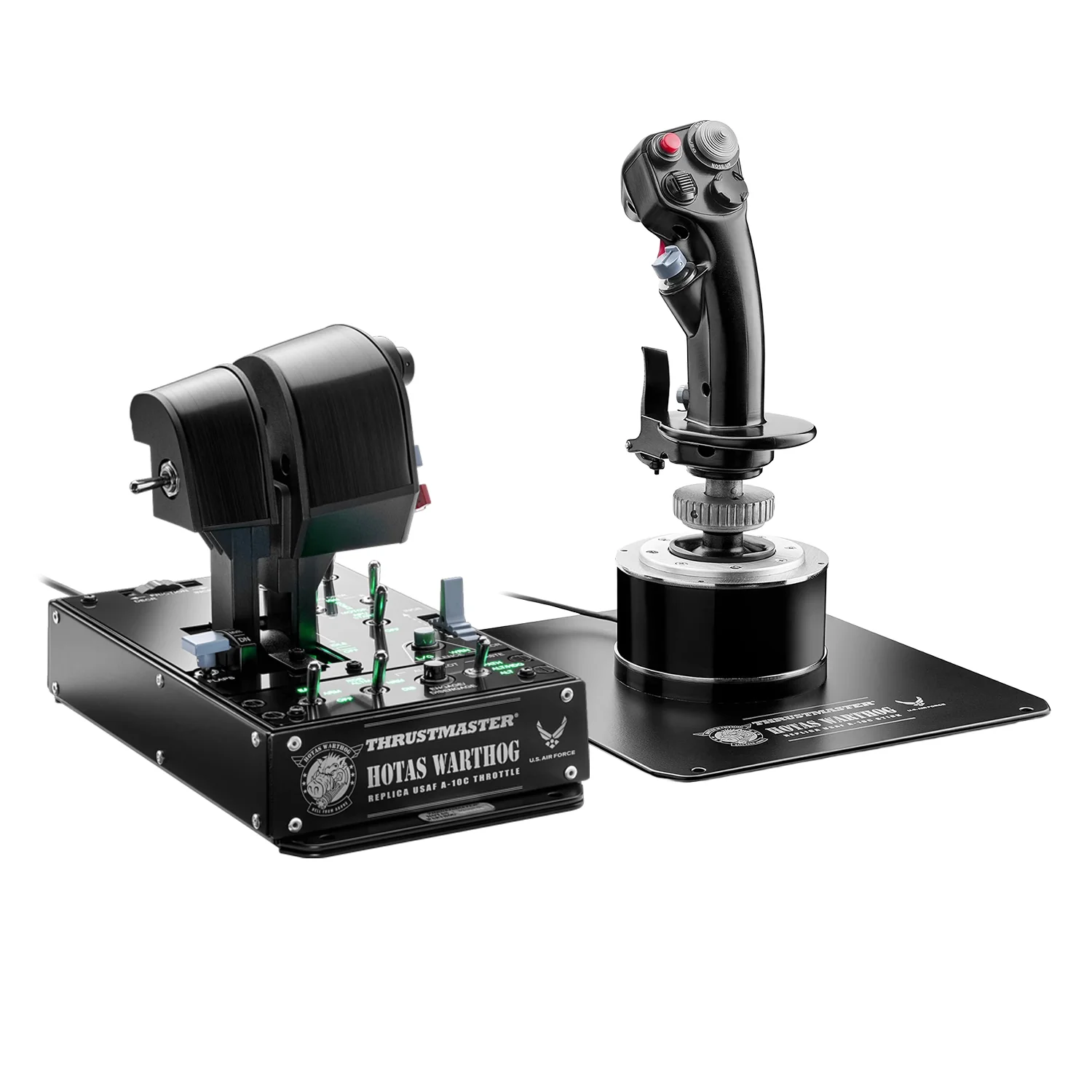 Simulador Thrustmaster HOTAS WARTHOG / Flight Stick e Dual Throttles