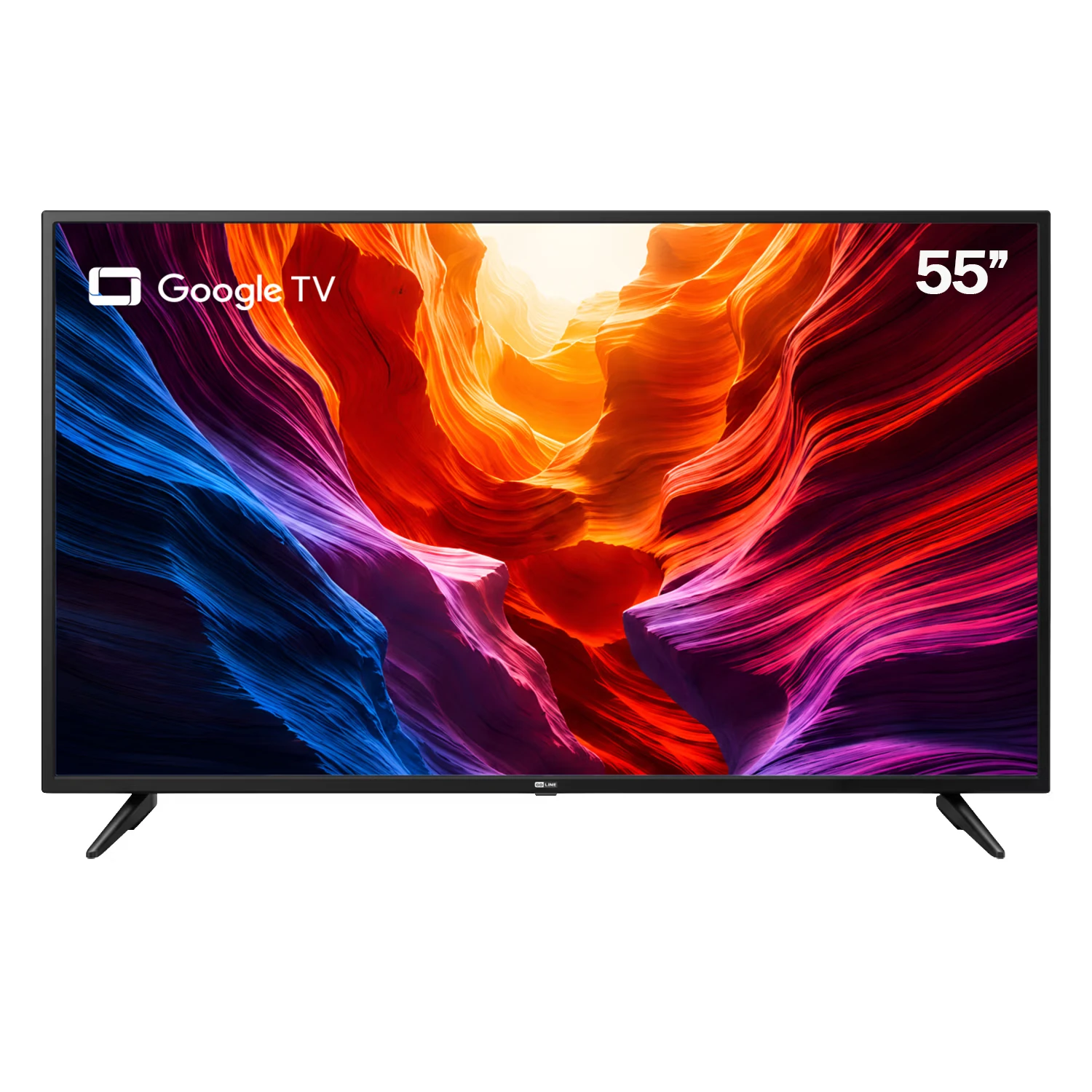 Smart TV Goline GLTV55-G-UHD 55" 4K Ultra HD Google TV WiFi - Preto