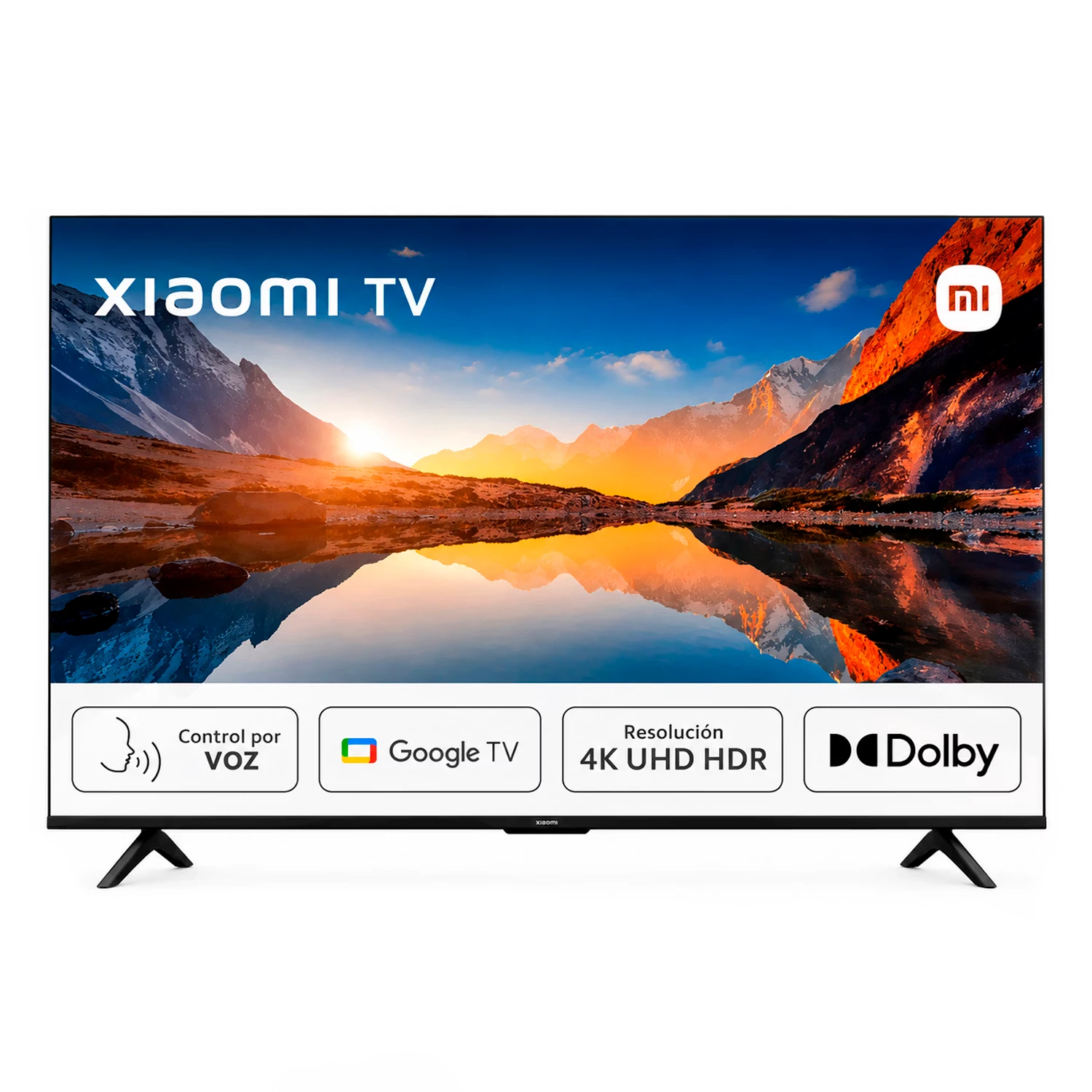 Smart TV Xiaomi TV A L55MB-APH 55" 4K Ultra HD Google TV WiFi - Preto