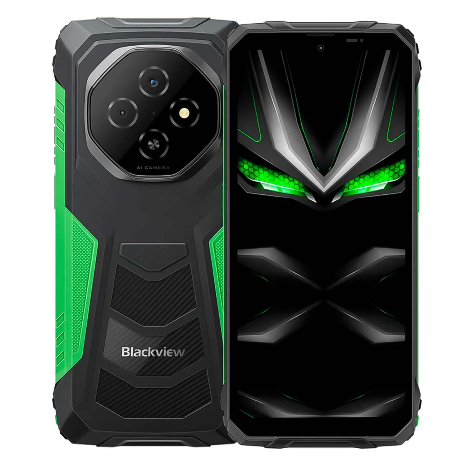 Smartphone Blackview Fort 1 128GB 4GB RAM Dual SIM NFC Tela 6.56" - Verde