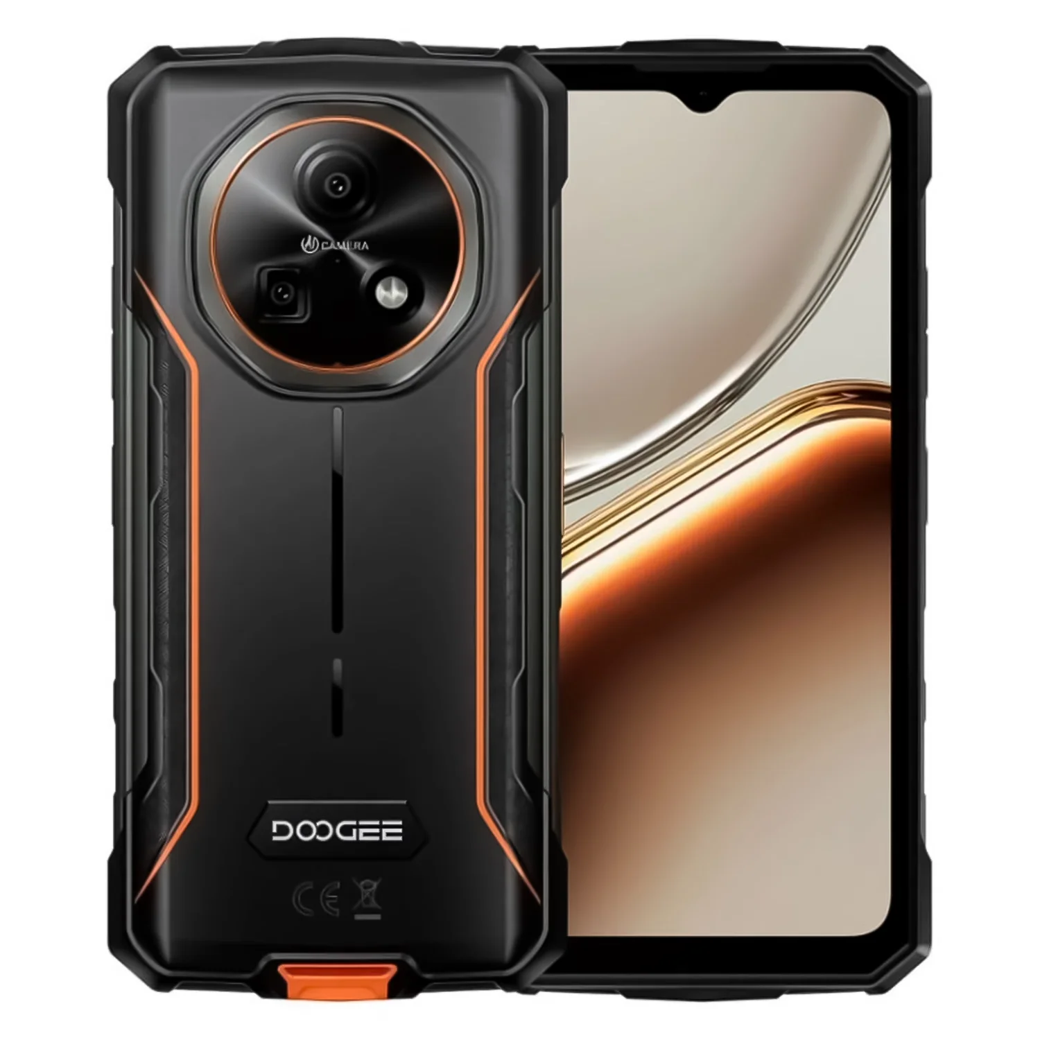 Smartphone Doogee Fire 7 256GB 4GB RAM Dual SIM Tela 6.6" - Laranja
