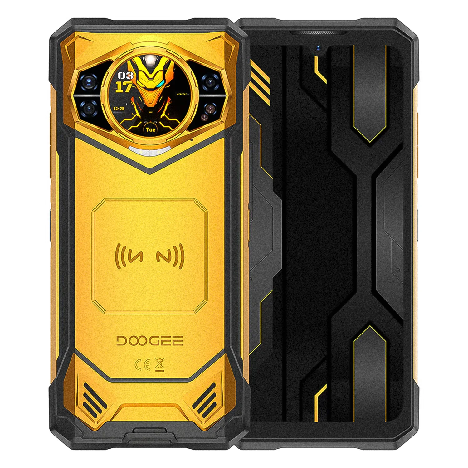 Smartphone Doogee S200X 512GB 12GB RAM Dual SIM Tela 6.72" + Fone - Dourado