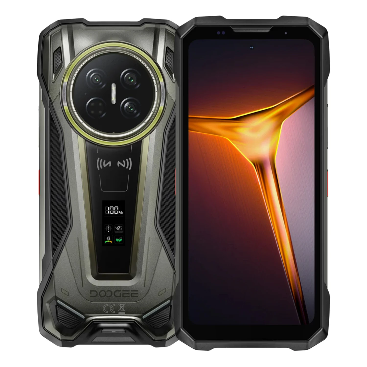 Smartphone Doogee V Max 2 5G 512GB 16GB RAM Dual SIM Tela 6.78" - Titânio Natural