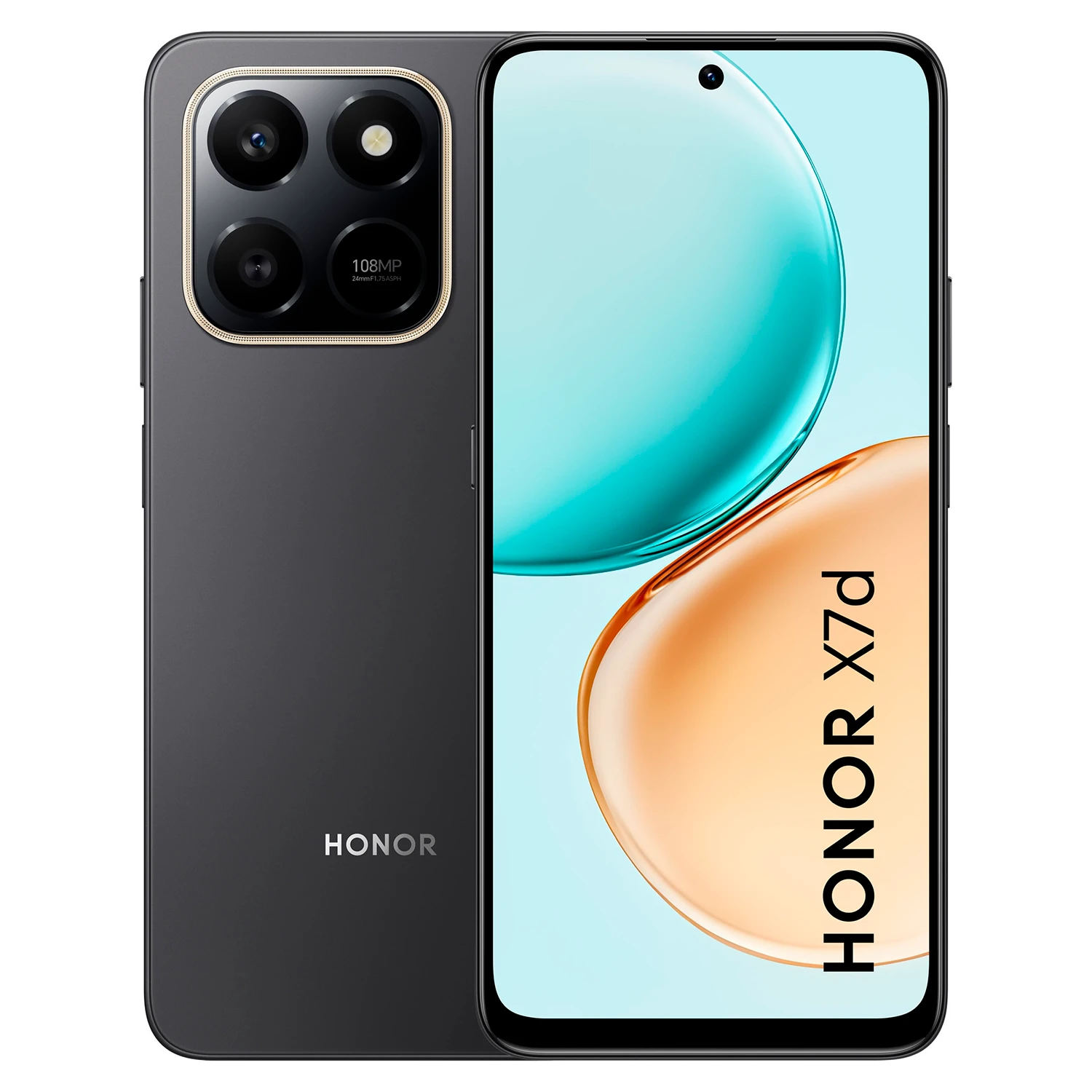 Smartphone Honor X7D 5G 256GB 8GB RAM Dual SIM NFC Tela 6.77" - Preto