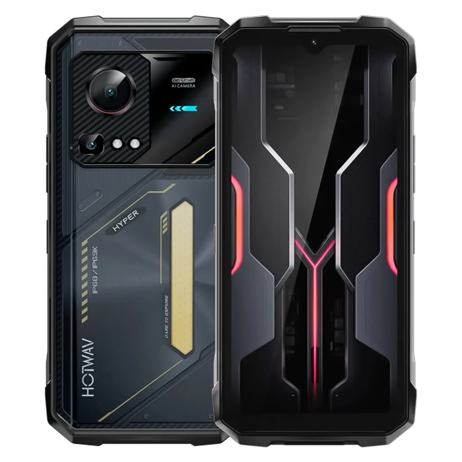 Smartphone Hotwav Hyper 7S 256GB 4GB RAM Dual SIM Tela 6.6" - Amarelo