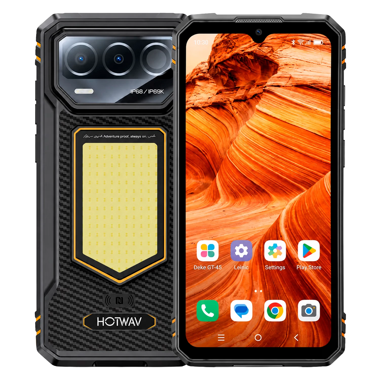 Smartphone Hotwav T8 64GB 4GB RAM Dual SIM NFC Tela 6.75" - Laranja