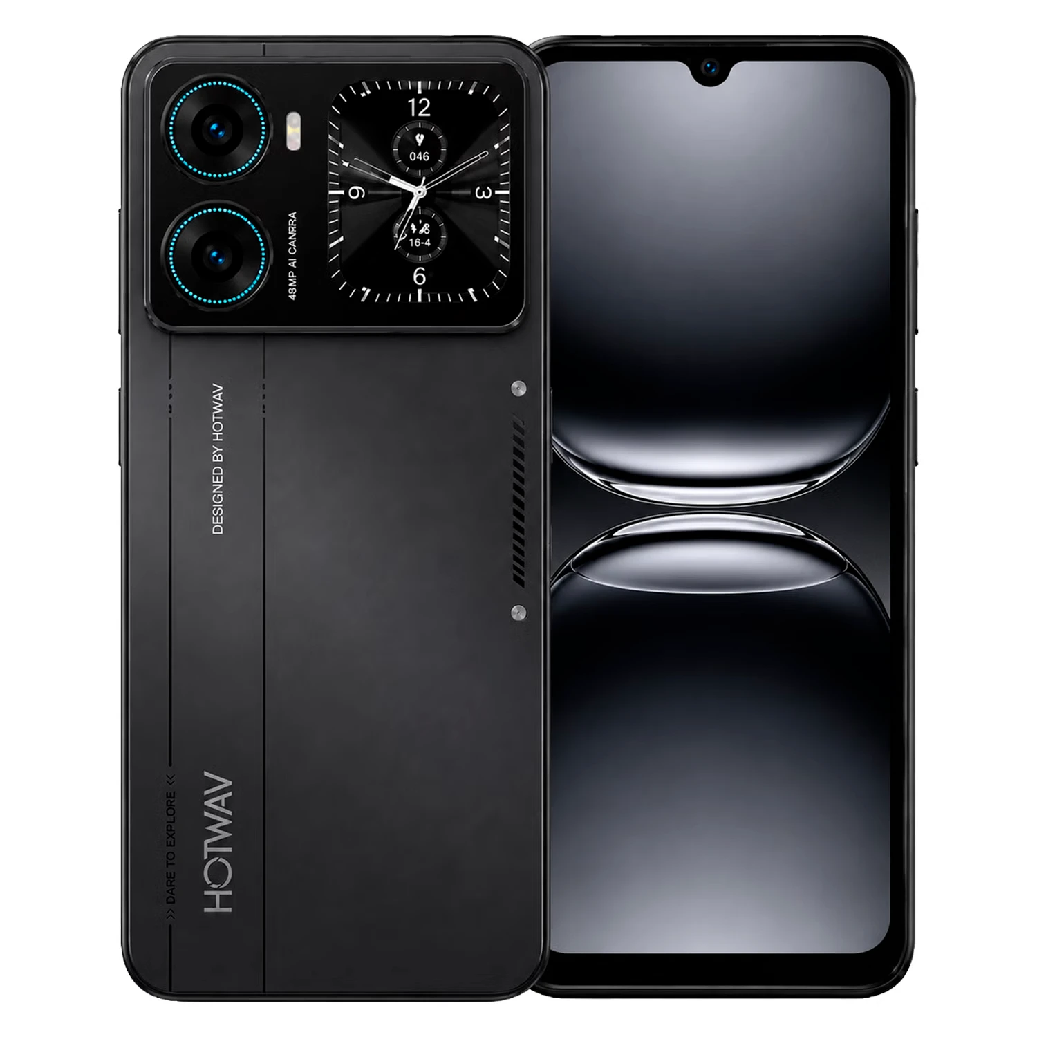 Smartphone Hotwav X100 GT 256GB 8GB RAM Dual SIM Tela 6.9" - Preto