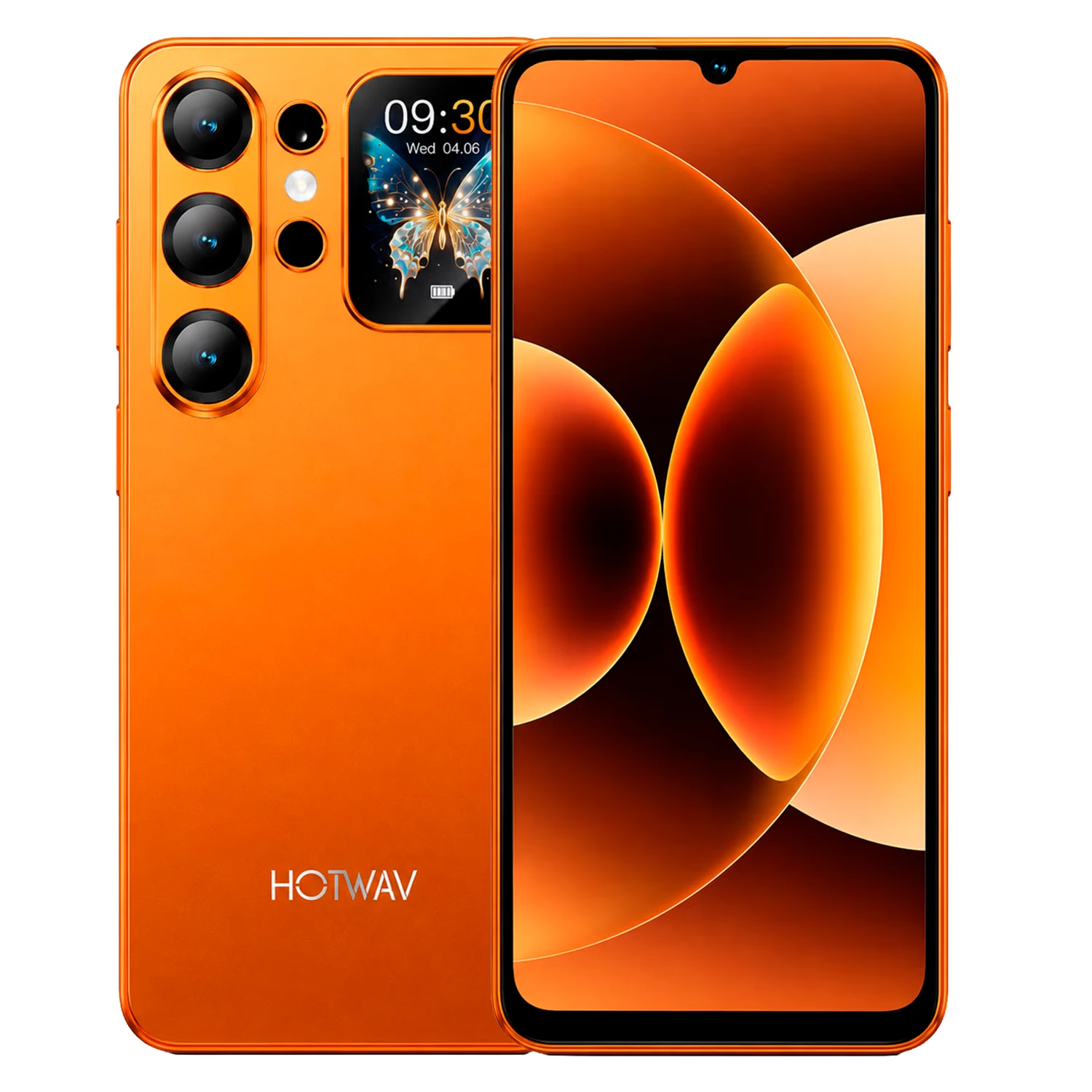 Smartphone Hotwav X26 Ultra 128GB 6GB RAM Dual SIM Tela 6.75" - Laranja