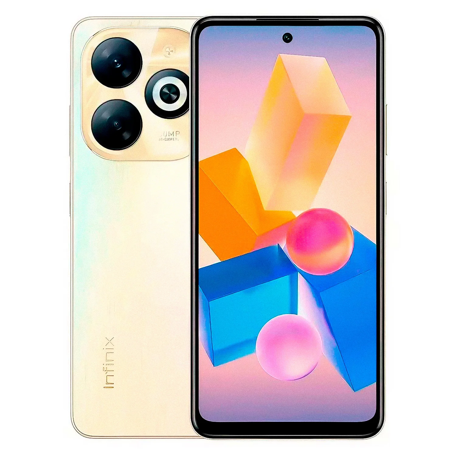 Smartphone Infinix Smart 8 Pro X6525 256GB 4GB RAM Dual SIM Tela 6.6" - Dourado