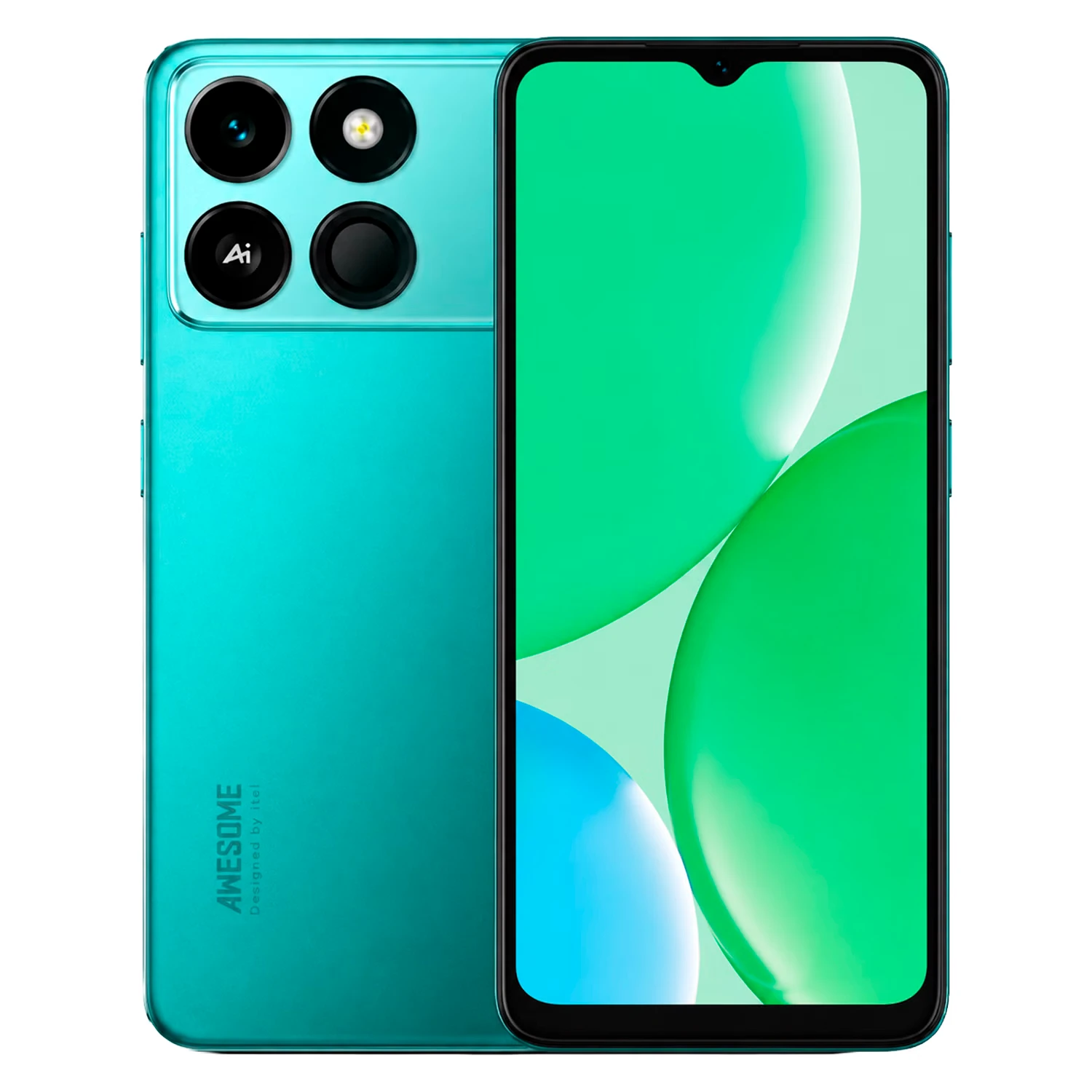 Smartphone Itel A50C A669L 64GB 2GB RAM Dual SIM Tela 6.56" - Verde