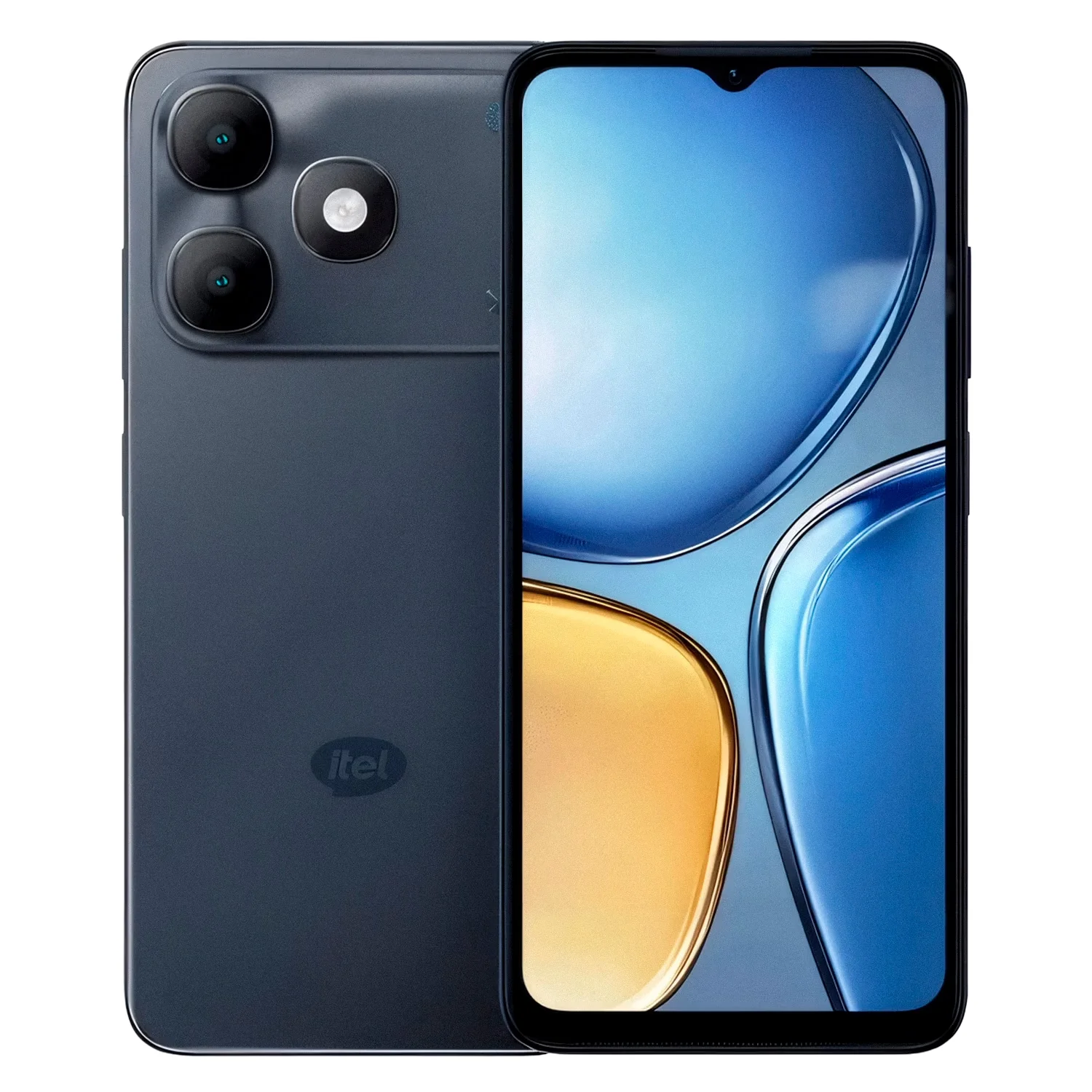 Smartphone Itel A90 A6610L 64GB 3GB RAM Dual SIM Tela 6.6" - Preto (Anatel)