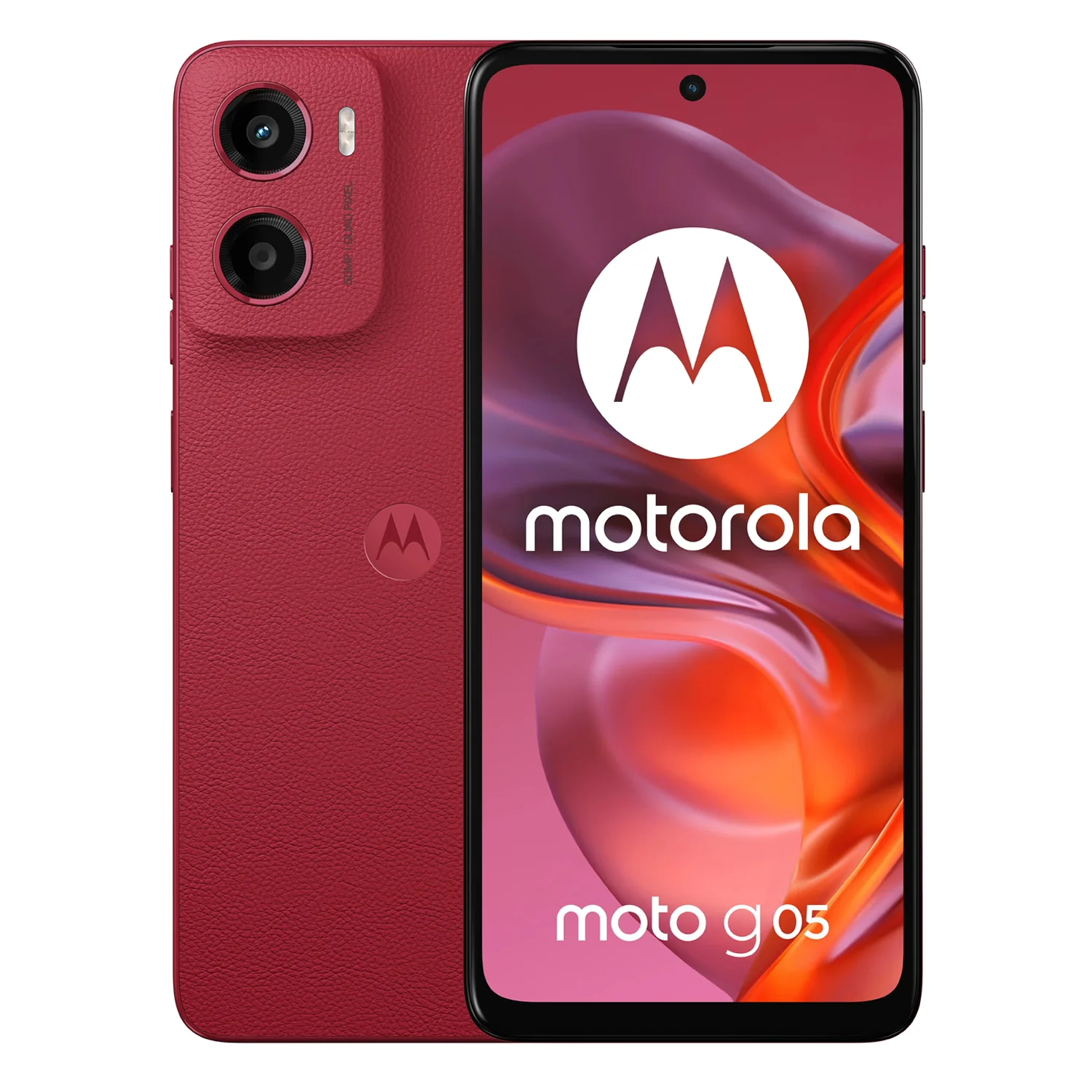 Smartphone Motorola Moto G05 XT-2523-4 256GB 4GB RAM Dual SIM Tela 6.67" - Vermelho