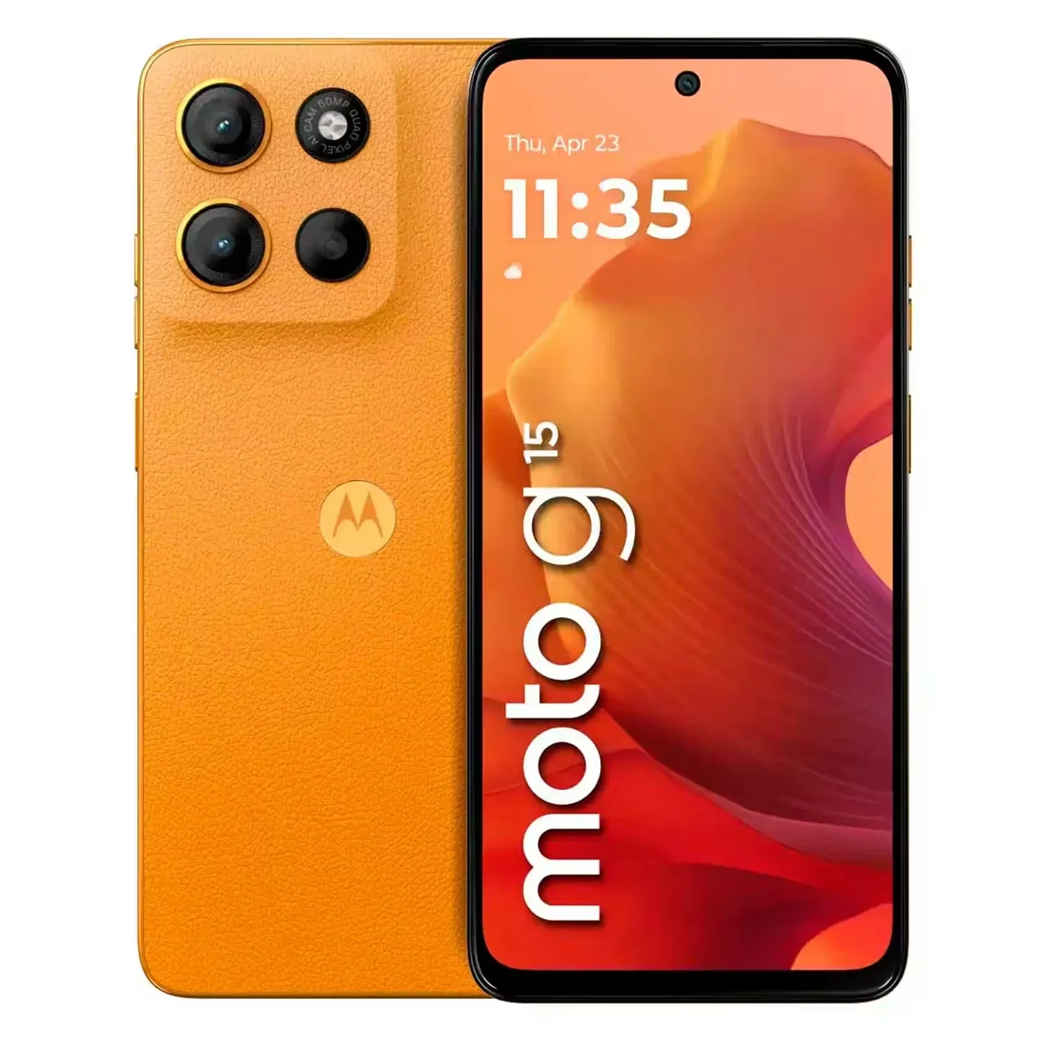 Smartphone Motorola Moto G15 XT-2521-2 256GB RAM Dual SIM Tela 6.72" - Laranja