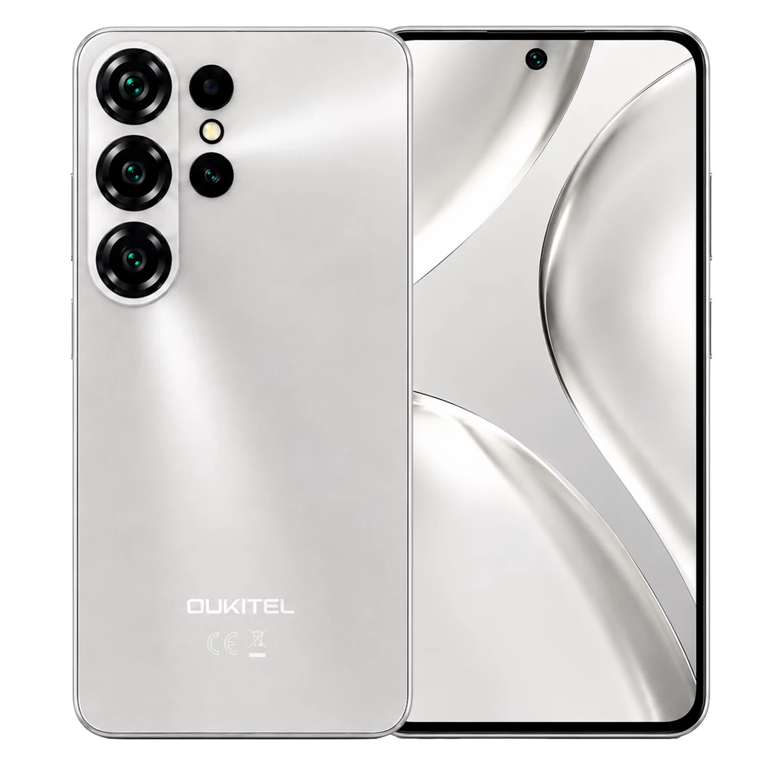 Smartphone Oukitel C26 128GB 6GB RAM Dual SIM Tela 6.63" - Titânio