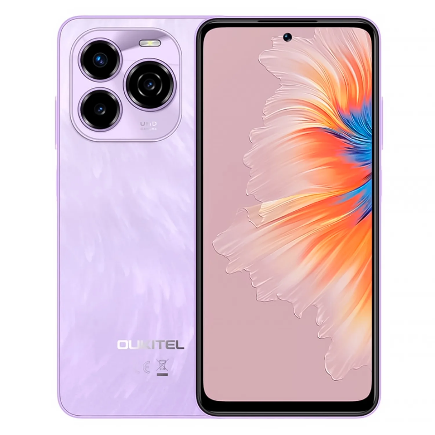 Smartphone Oukitel C65 128GB 4GB RAM Dual SIM Tela 6.7" - Roxo