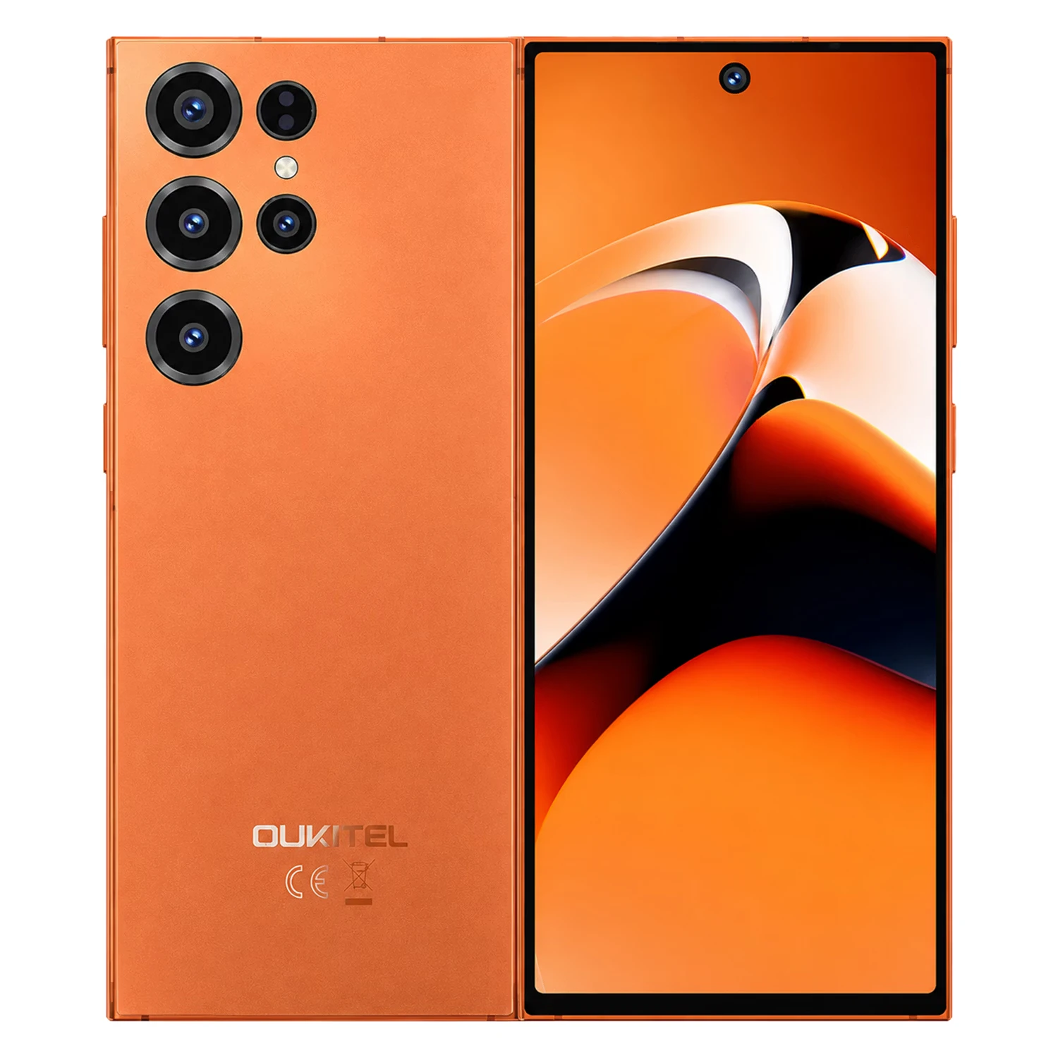 Smartphone Oukitel C67 128GB 4GB RAM Dual SIM Tela 6.73" - Laranja