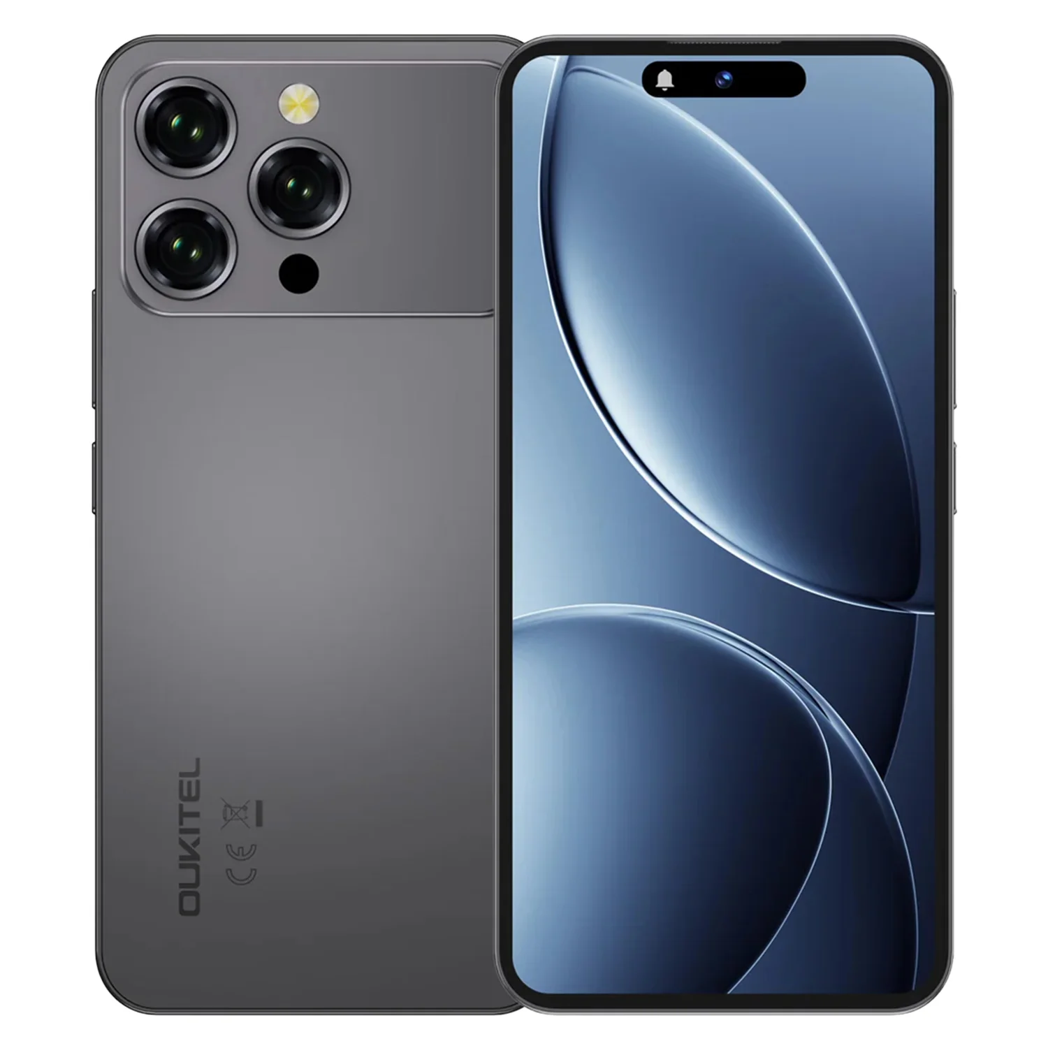 Smartphone Oukitel P1 Pro 256GB 4GB RAM Dual SIM Tela 6.7" - Preto