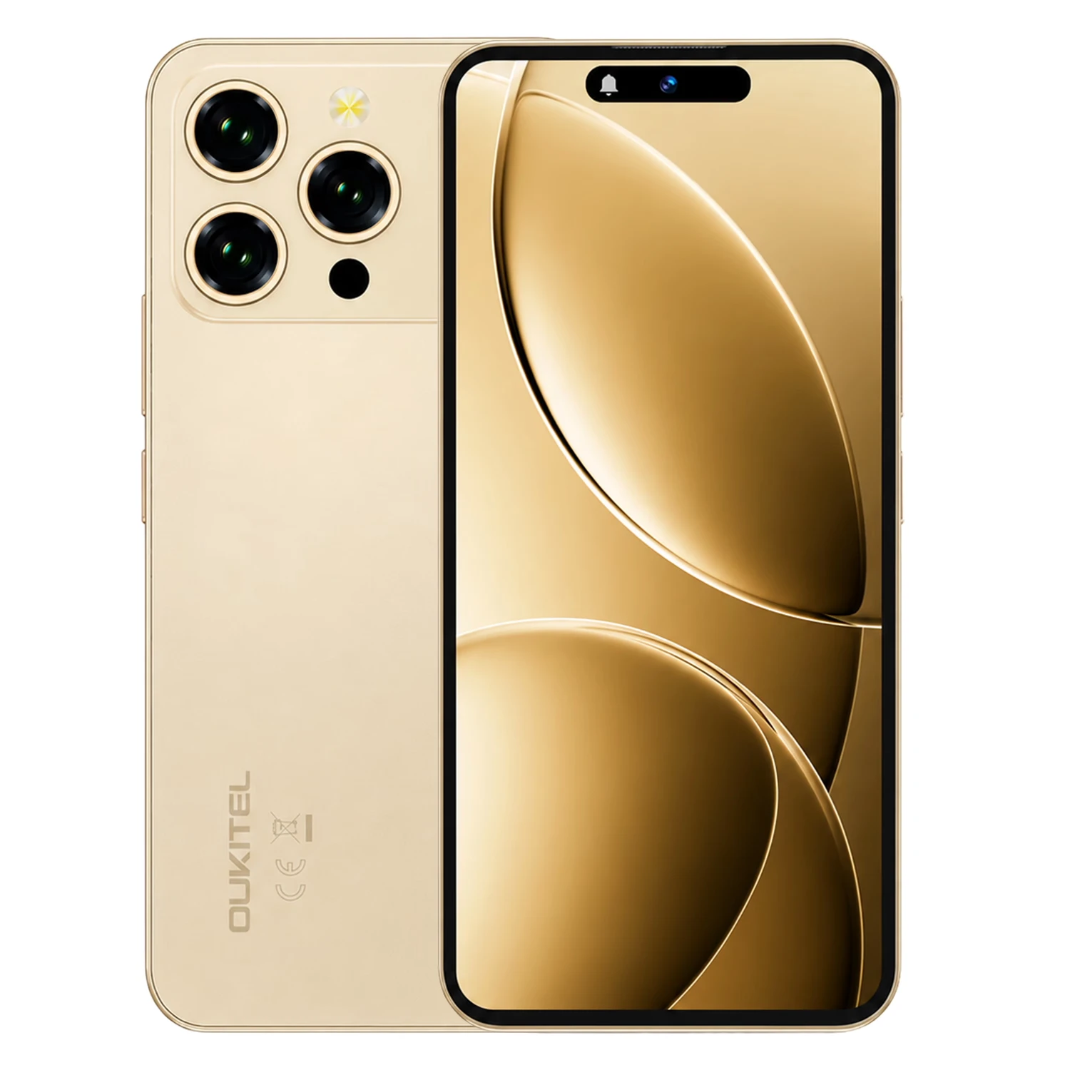 Smartphone Oukitel P1 Pro 512GB 8GB RAM Dual SIM Tela 6.7" - Dourado