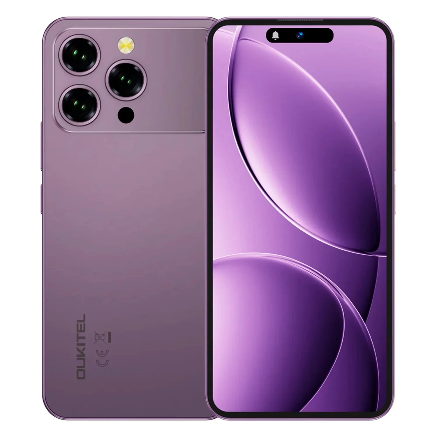 Smartphone Oukitel P1 Pro 512GB 8GB RAM Dual SIM Tela 6.7" - Roxo