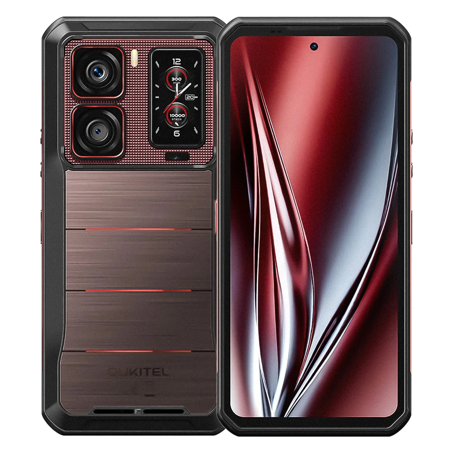 Smartphone Oukitel WP300 5G 512GB 12GB RAM Dual SIM NFC Tela 6.8" - Vermelho