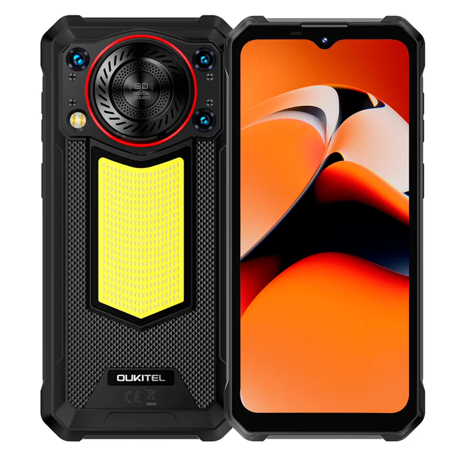 Smartphone Oukitel WP53 Pro 256GB 8GB RAM Dual SIM Tela 6.52" - Preto