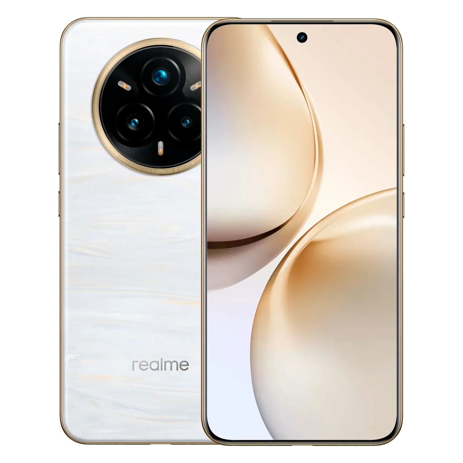 Smartphone Realme 14 Pro+ 5G RMX5051 512GB 12GB RAM Dual SIM Tela 6.83" - Branco