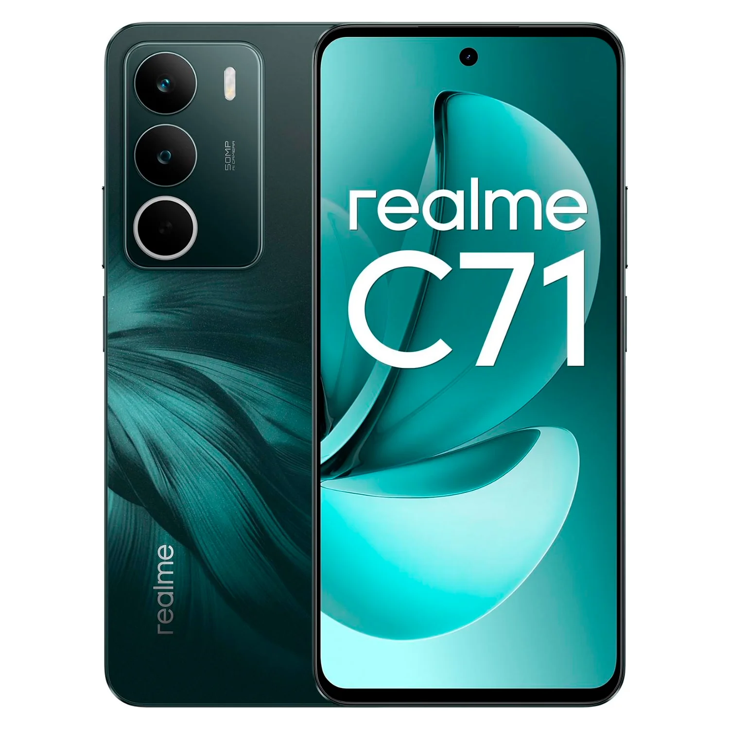 Smartphone Realme C71 5G RMX3943 128GB 6GB RAM Dual SIM Tela 6.67" - Verde (Anatel)