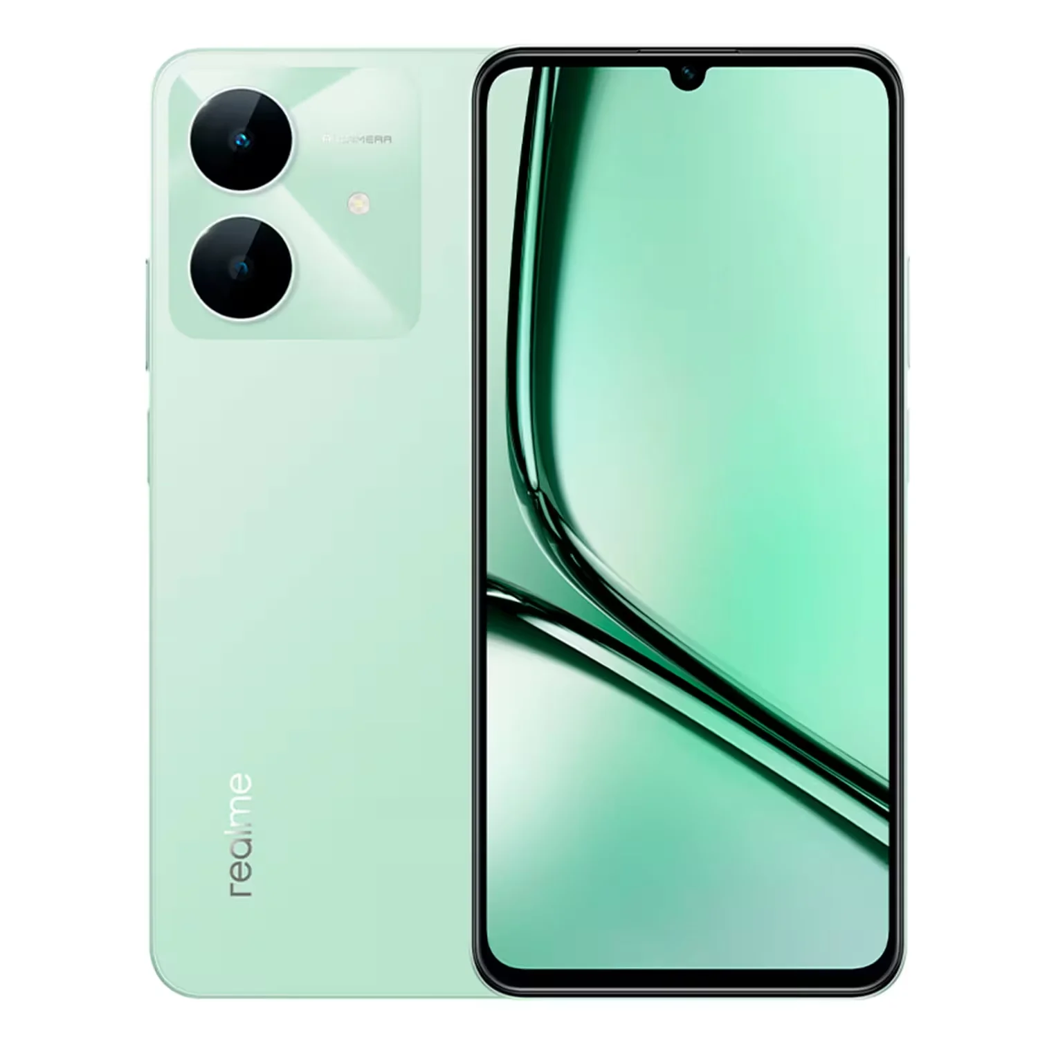 Smartphone Realme Note 60x RMX3938 128GB 4GB RAM Dual SIM Tela 6.74" - Verde (Anatel)