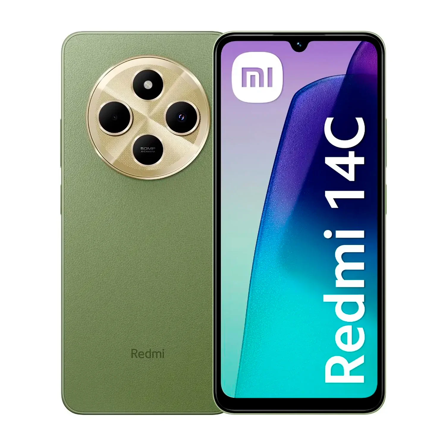 Smartphone Xiaomi Redmi 14C 128GB 4GB RAM Dual SIM Tela 6.88" Chinês - Verde (Lacre Pequeno)