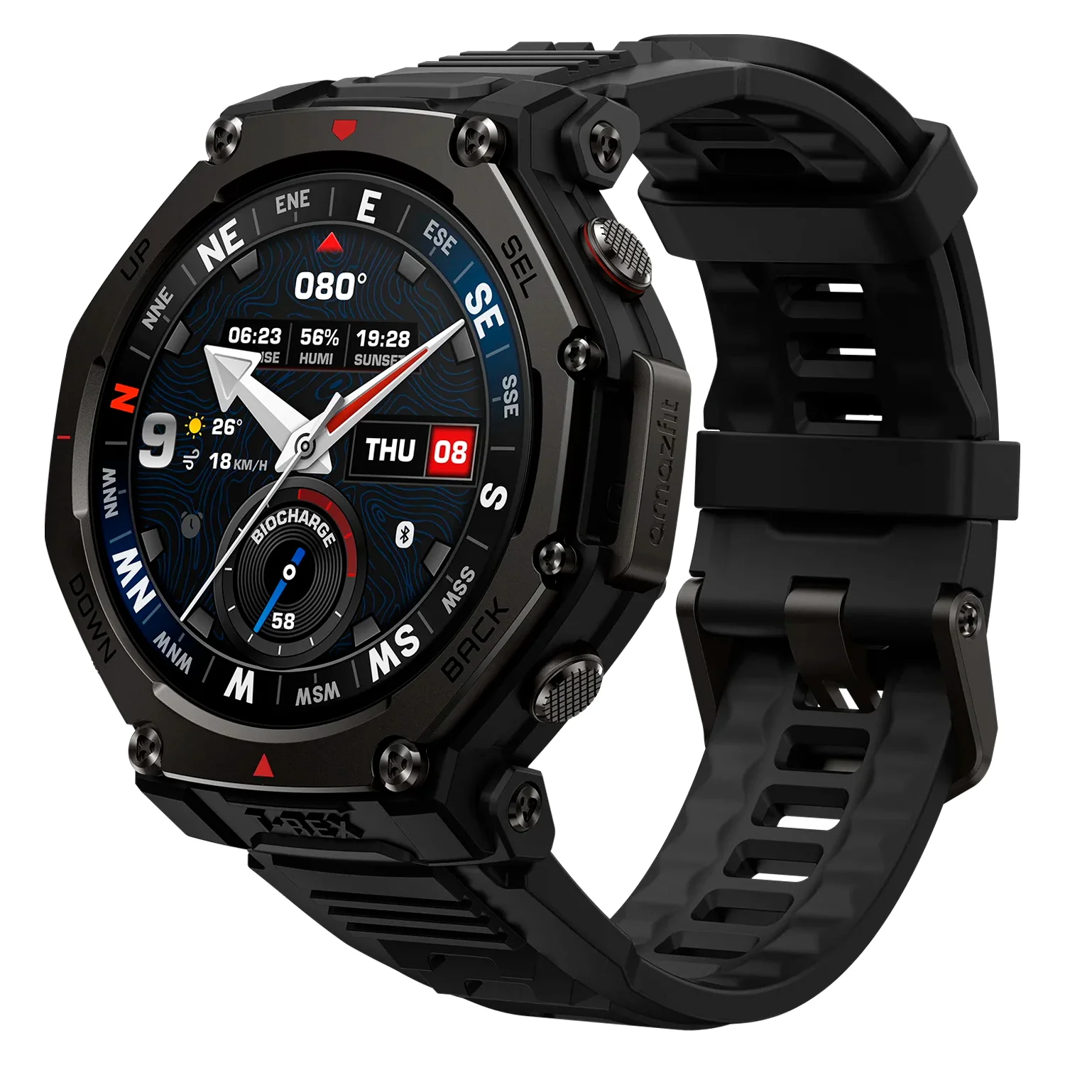 Smartwatch Amazfit T-Rex 3 Pro A2444 48mm - Preto