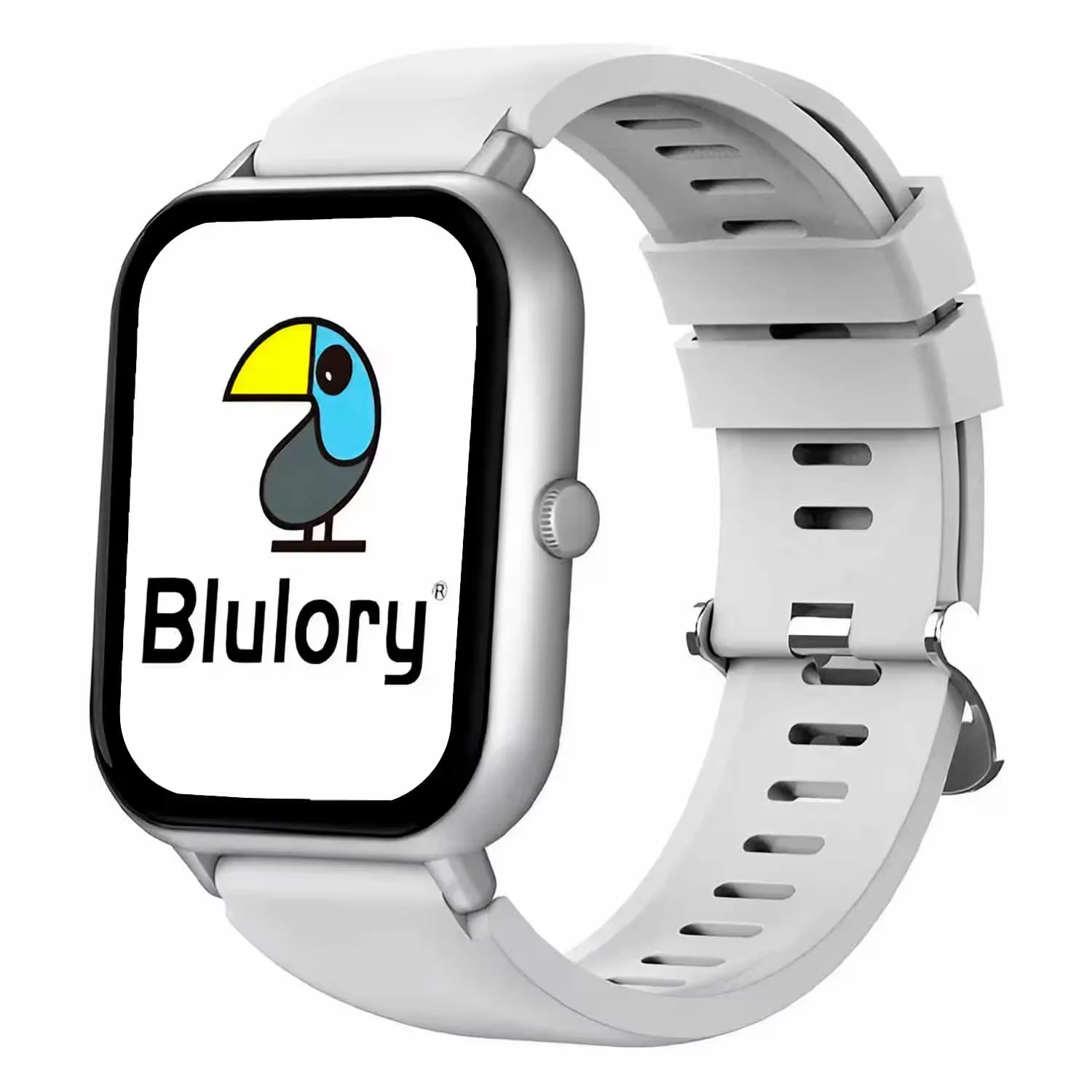Smartwatch Blulory Glifo RS5 45mm - Prata