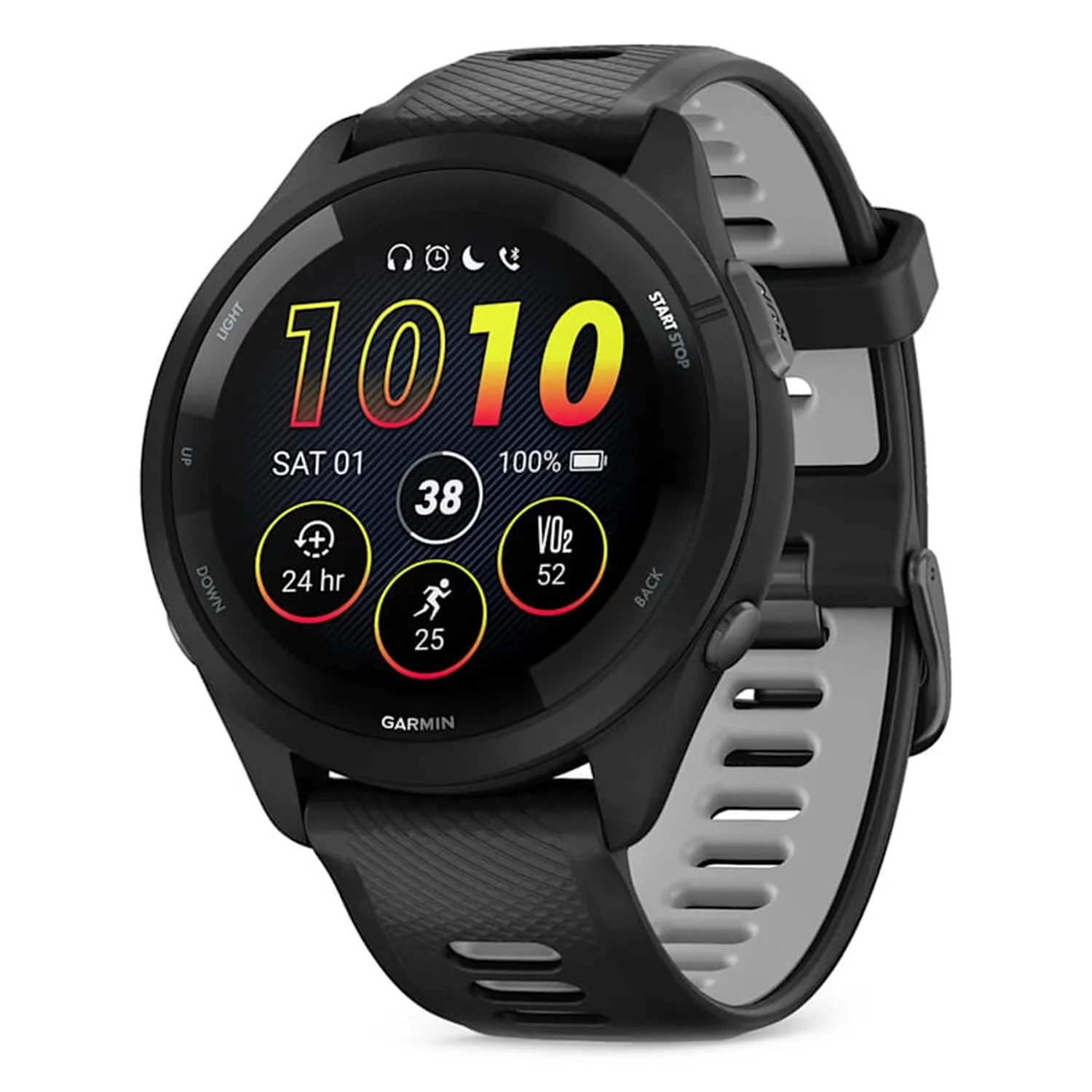 Smartwatch Garmin Forerunner 265 010-02810-00 - Preto Cinza