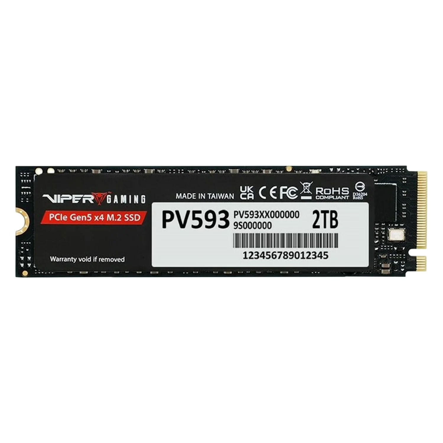 SSD M.2 Patriot PV593 2TB NVMe PCIe Gen5 - PV593P2TBM28H