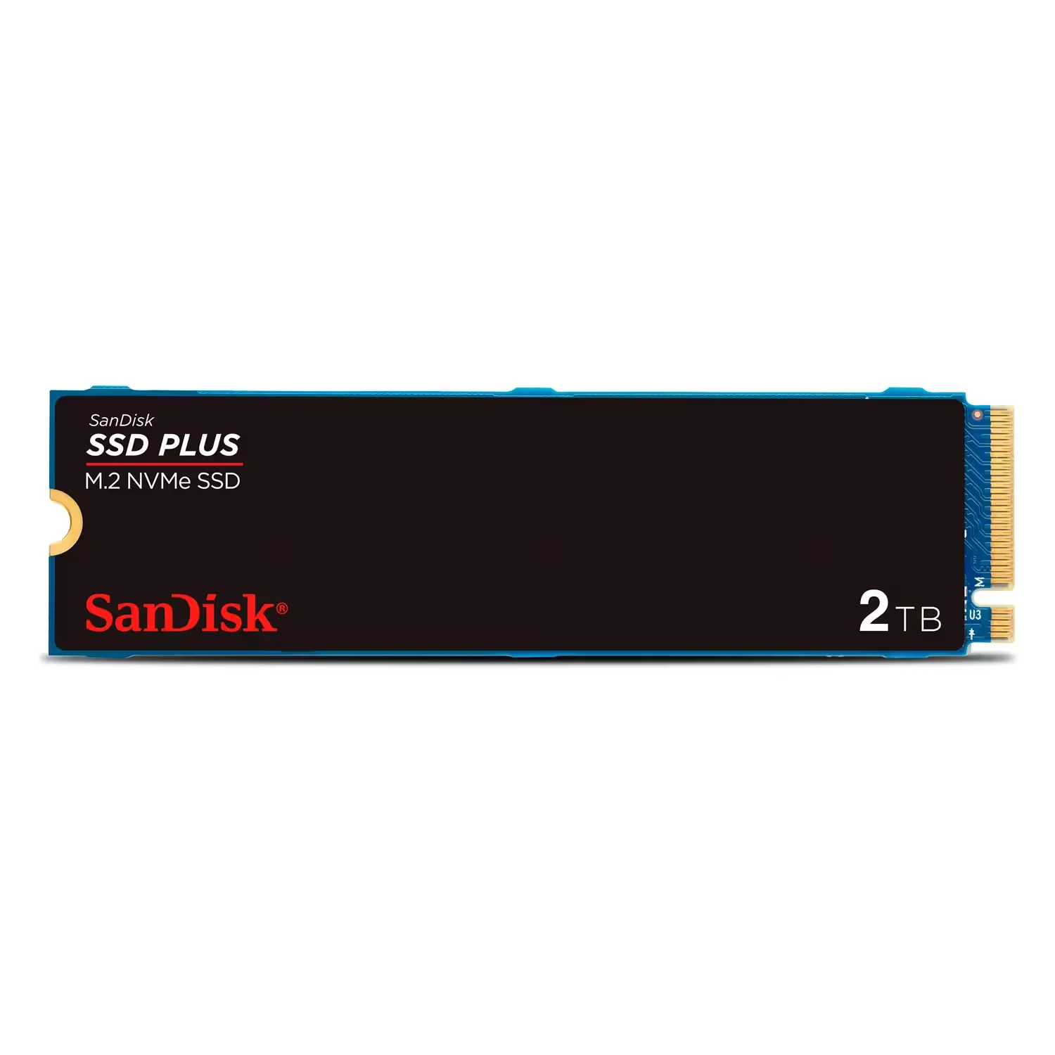 SSD M.2 Sandisk 2TB Plus NVMe PCIe 3.0 - SDSSDA3N-2T00-G26