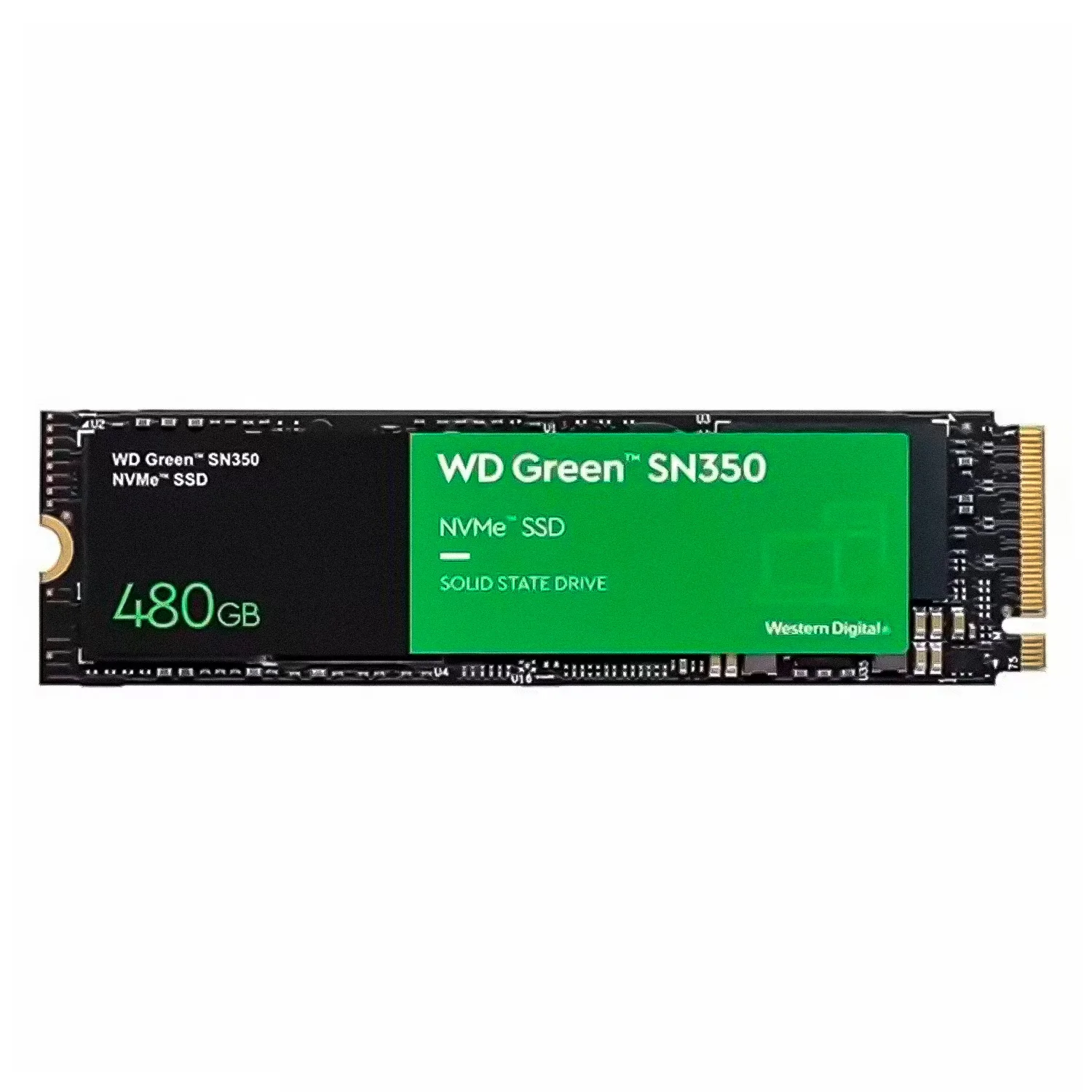 SSD M.2 Western Digital SN350 Green 480GB NVMe PCIe Gen3 - WDS480G2G0C