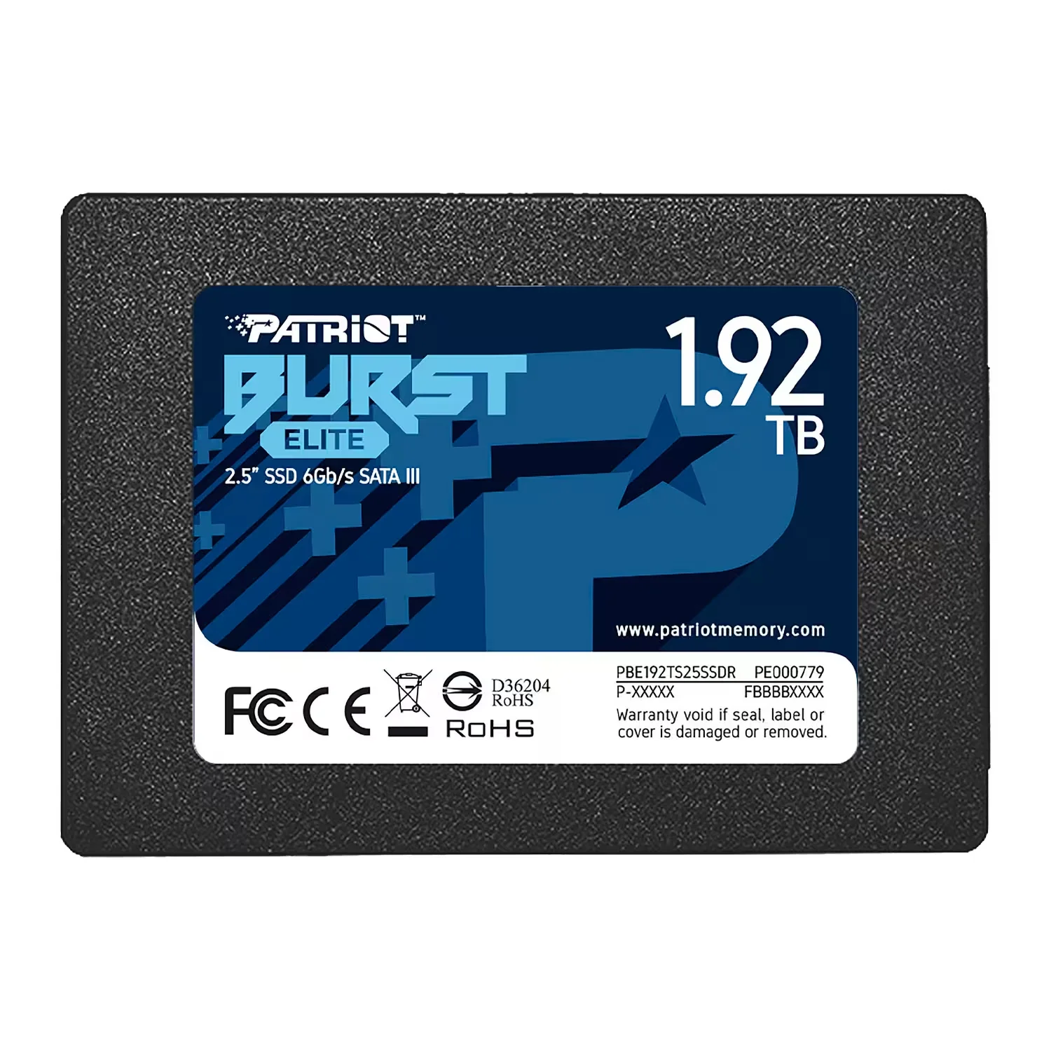 SSD Patriot Burst Elite 1.92TB 2.5" SATA 3 - PBE192TS25SSDR