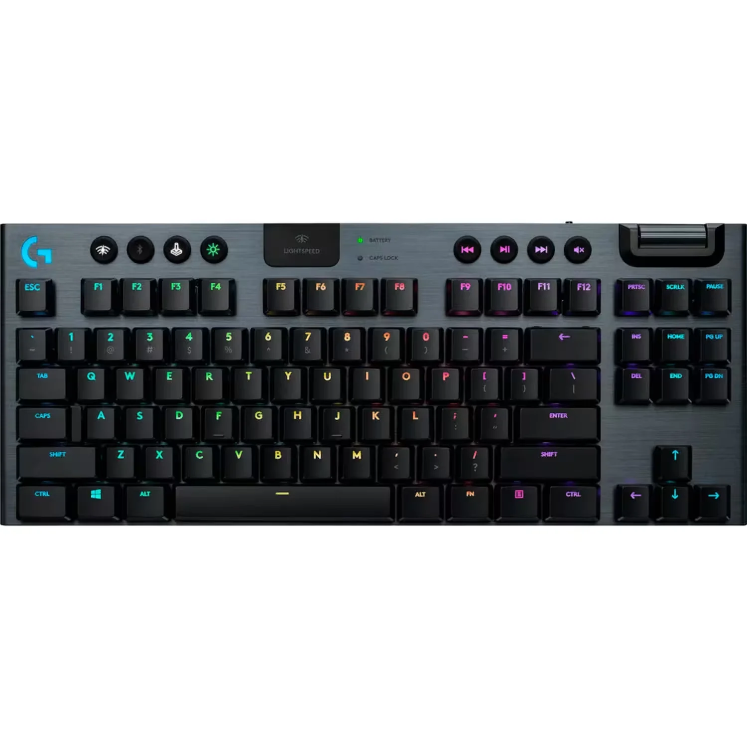 Teclado Gamer Logitech G915 920-009495 RGB Sem Fio Inglês - Preto