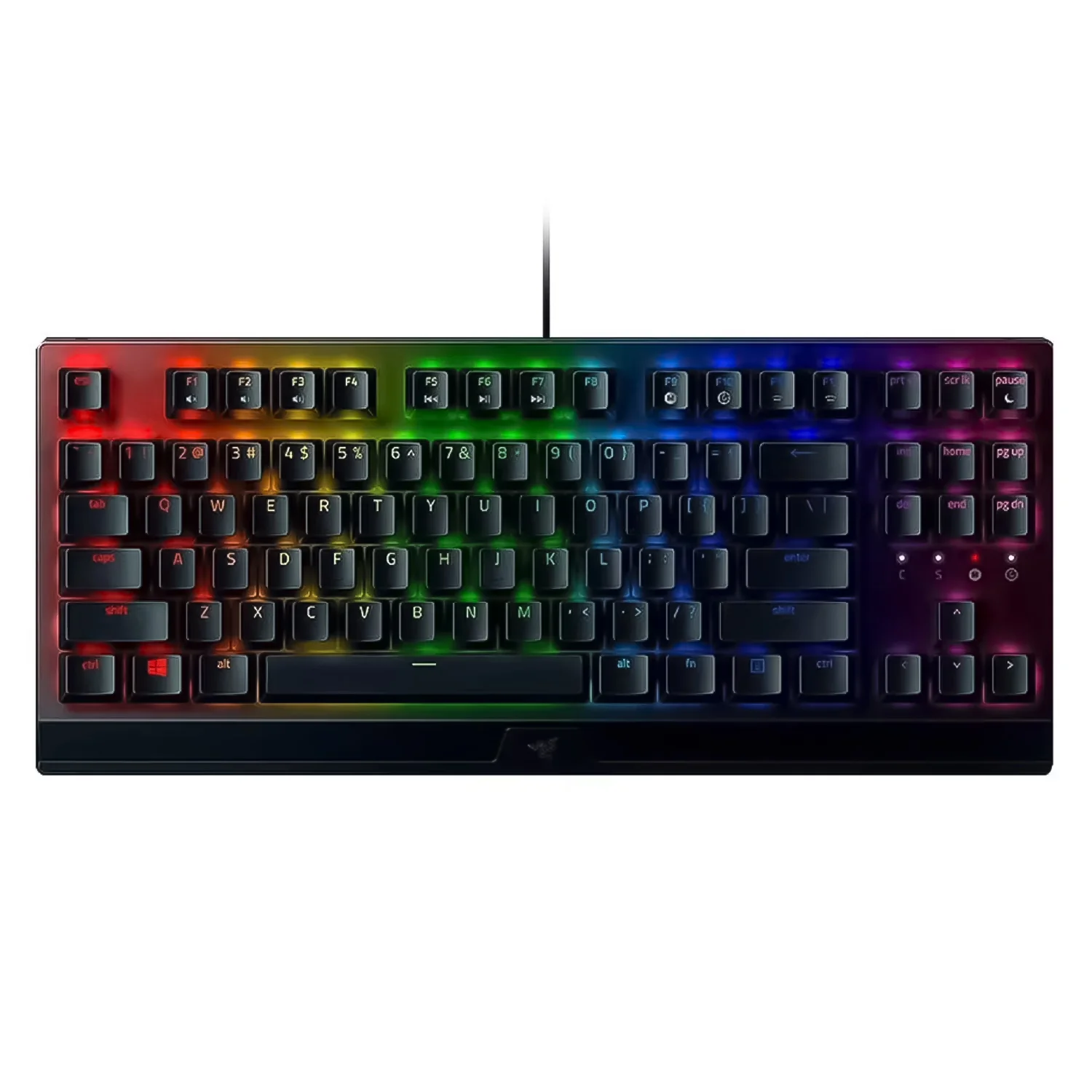 Teclado Gamer Razer Blackwidow V3 RZ03-03491800-R3M1 RGB Switch Yellow USB - Preto
