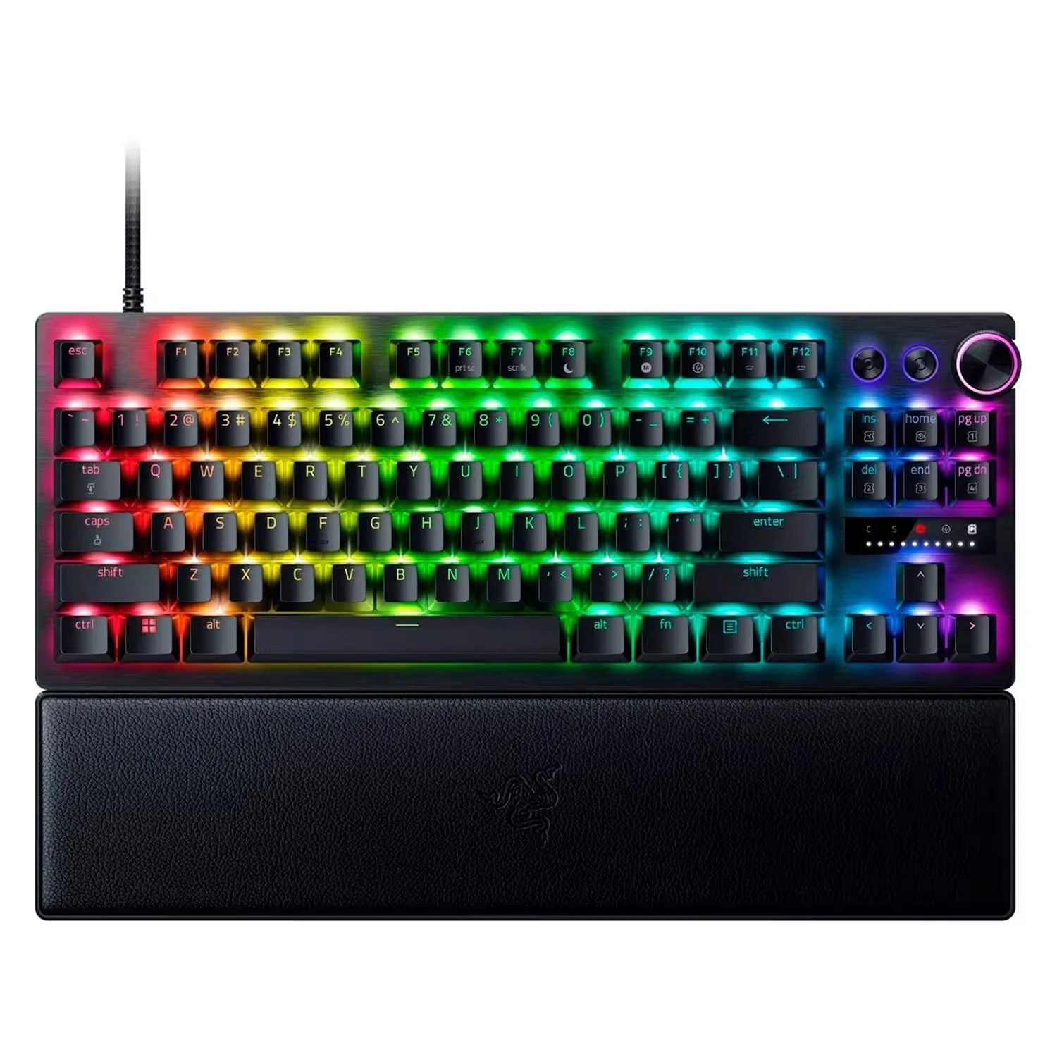Teclado Gamer Razer Huntsman V3 Pro RZ03-04980200-R3U1 RGB - Preto