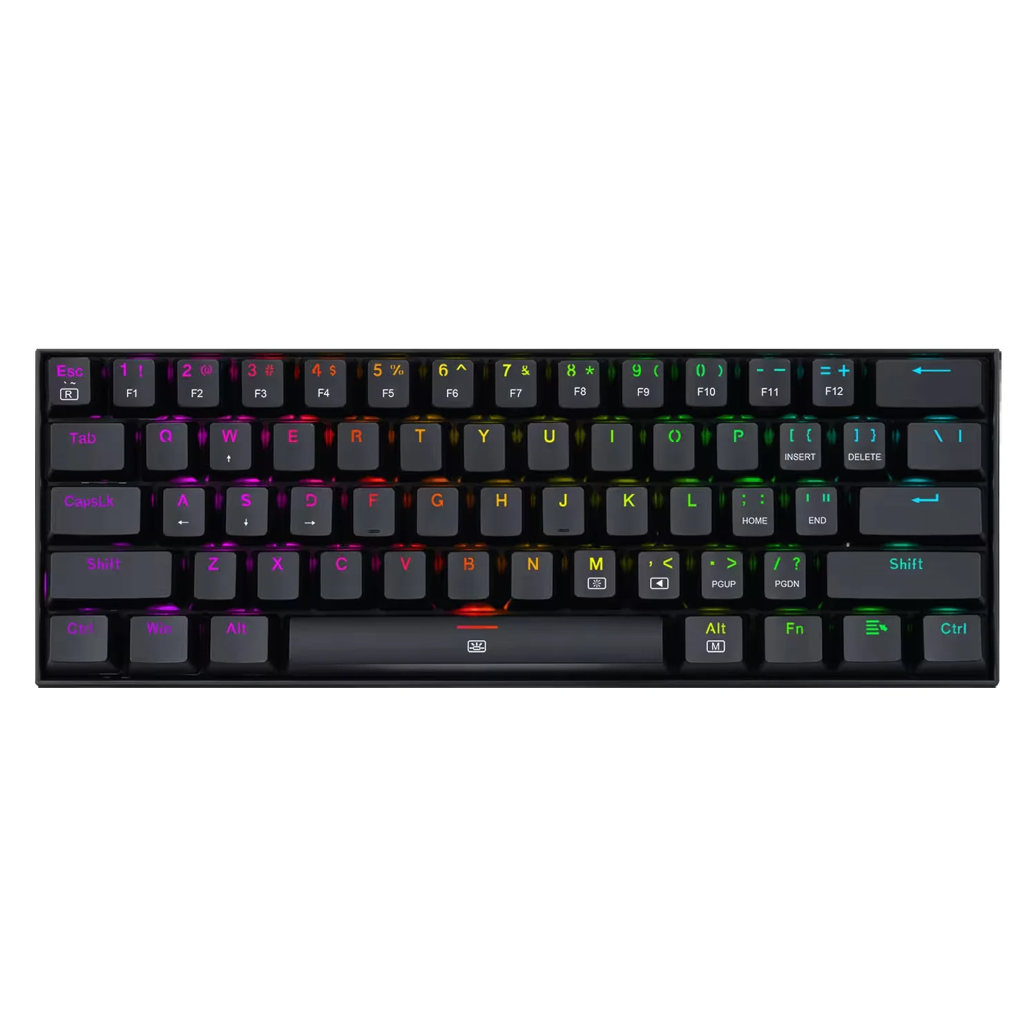 Teclado Gamer Redragon Dragonborn K630RGB Switch Blue - Preto