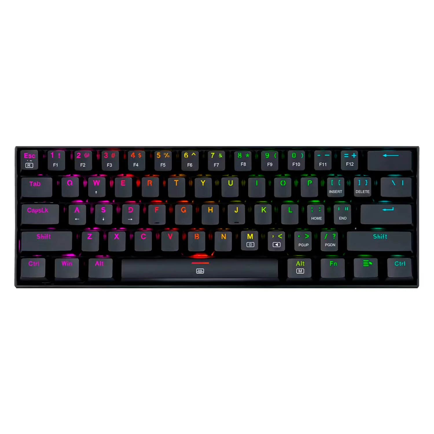 Teclado Gamer Redragon Dragonborn K630RGB Switch Brown - Preto