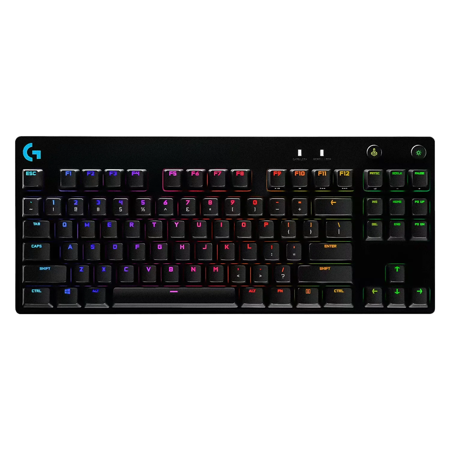Teclado Logitech G-Pro 920-009388 RGB Switch GX Blue - Preto