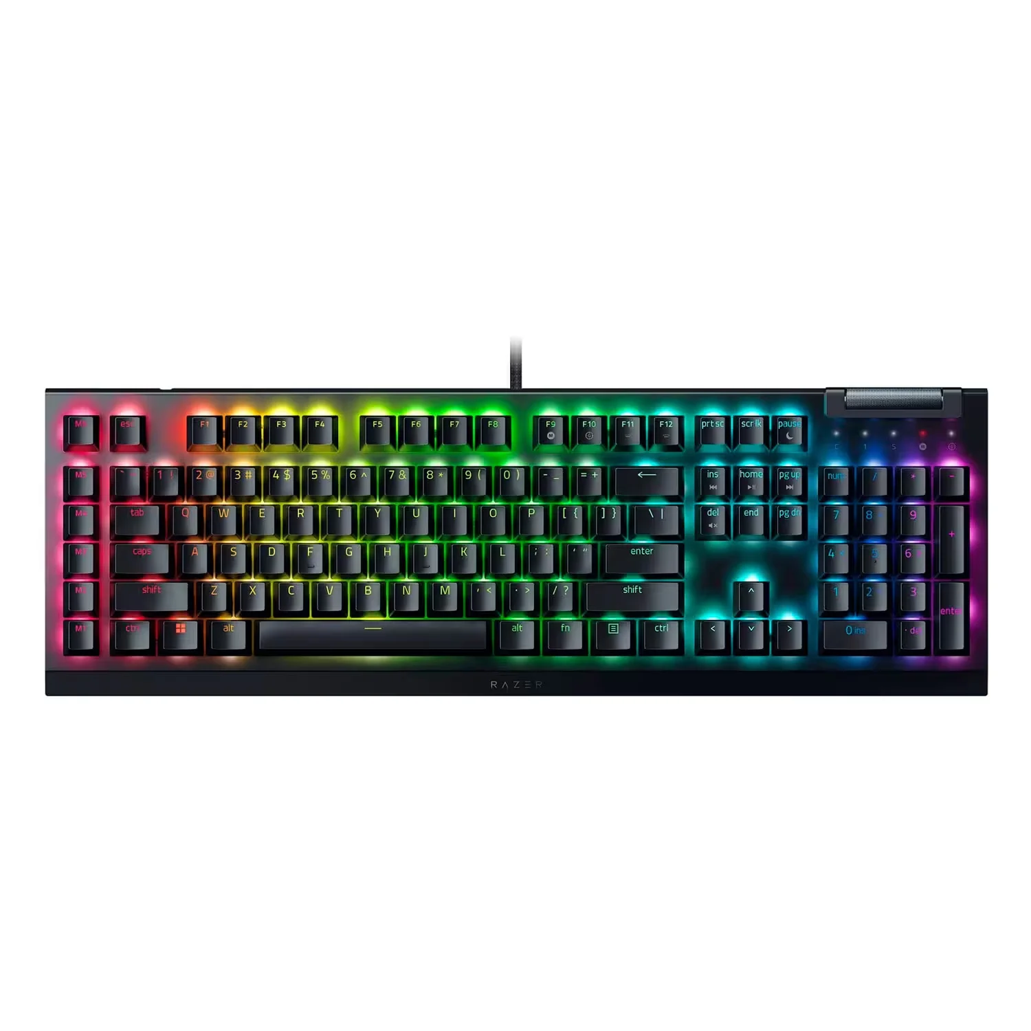 Teclado Razer Blackwidow V4 X RZ03-04700200-R3U1 RGB Switch Green - Preto