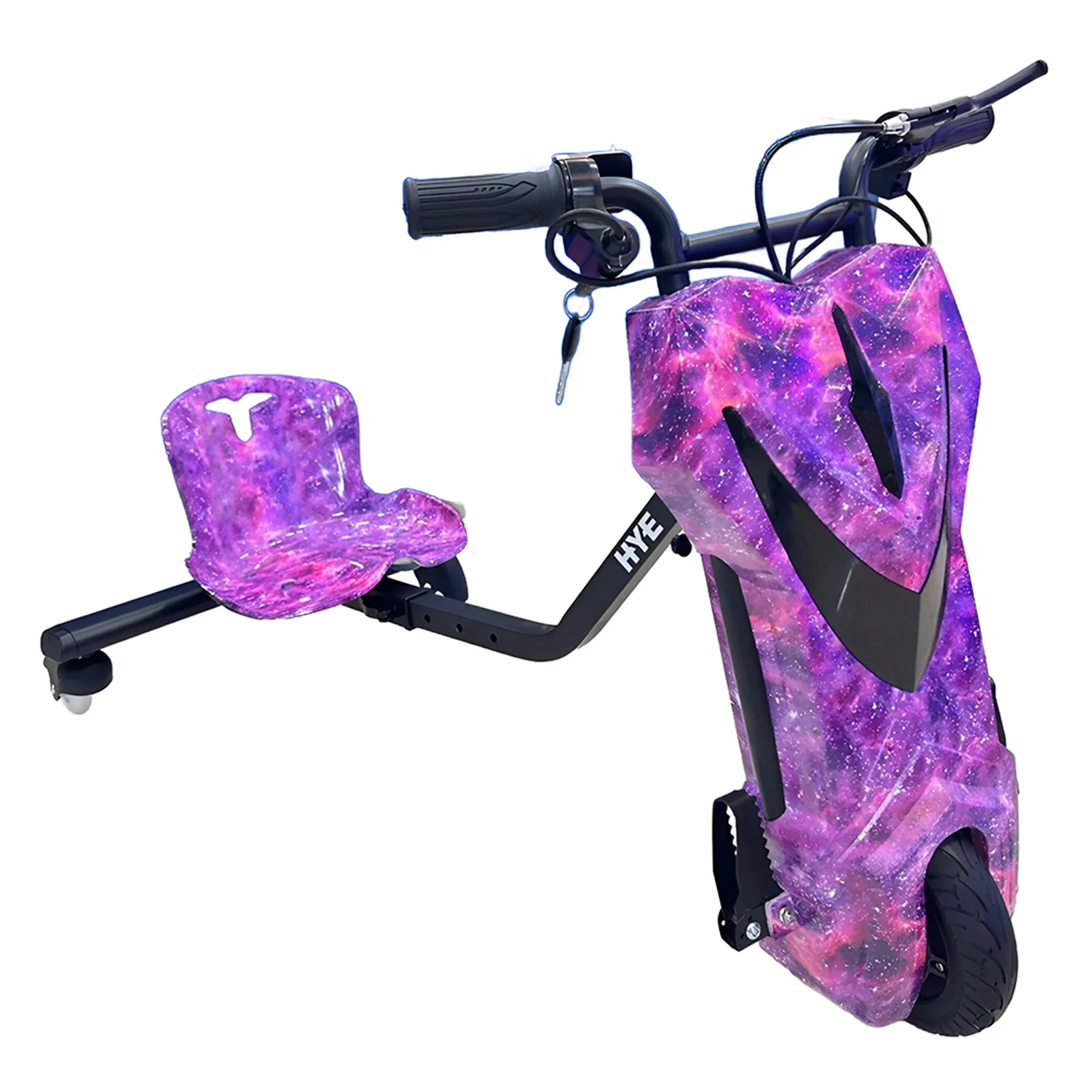 Triciclo Elétrico HYE HY-TR02 8.5" 250W - Rosa Galaxy