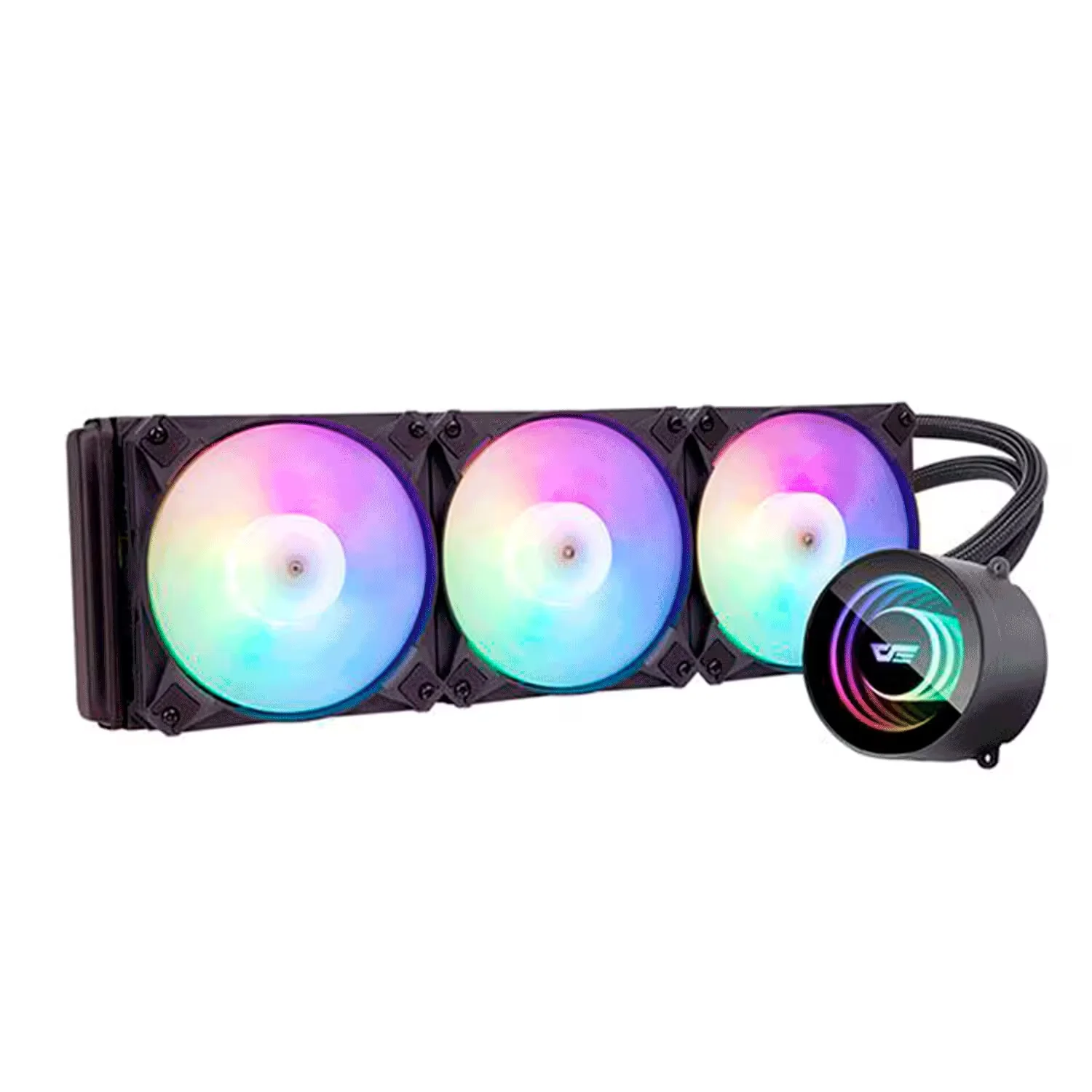Water Cooler para Processador Aigo darkFlash DX360 V2.6 ARGB - Preto
