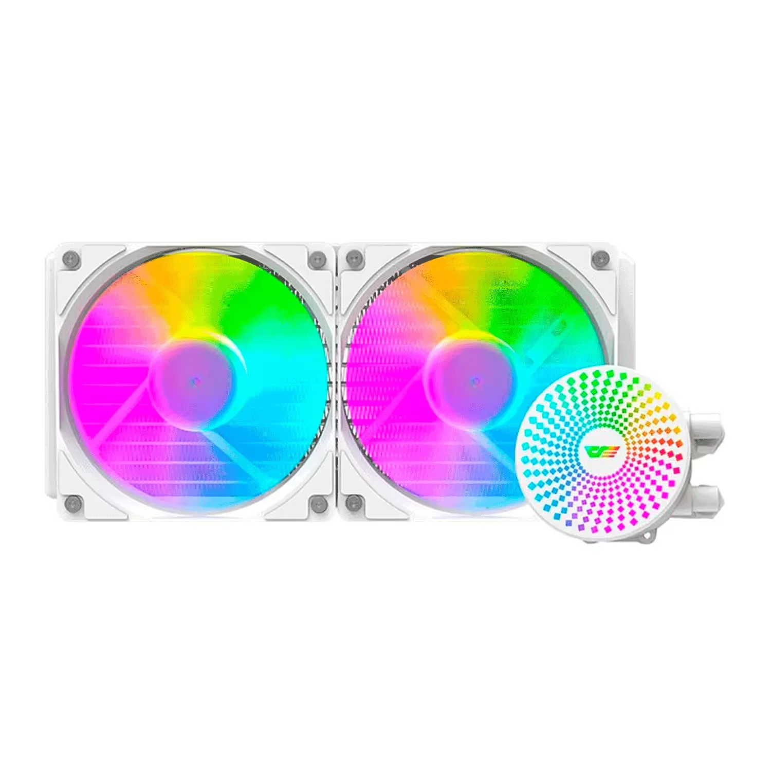 Water Cooler para Processador Aigo darkFlash Radiant DC24 RGB - Branco